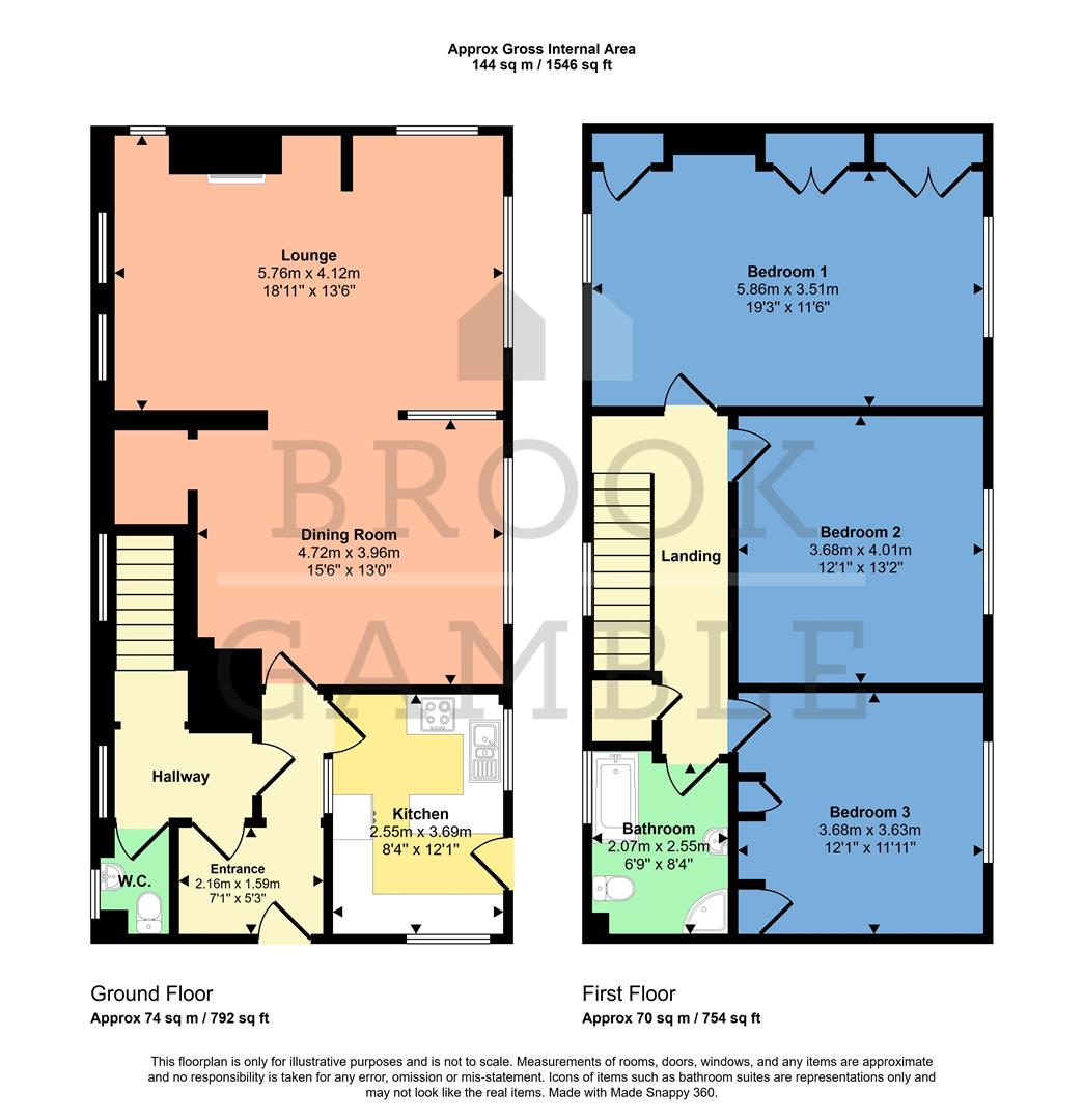 Flint House, 4, Church Lane, Eastbourne floorplan