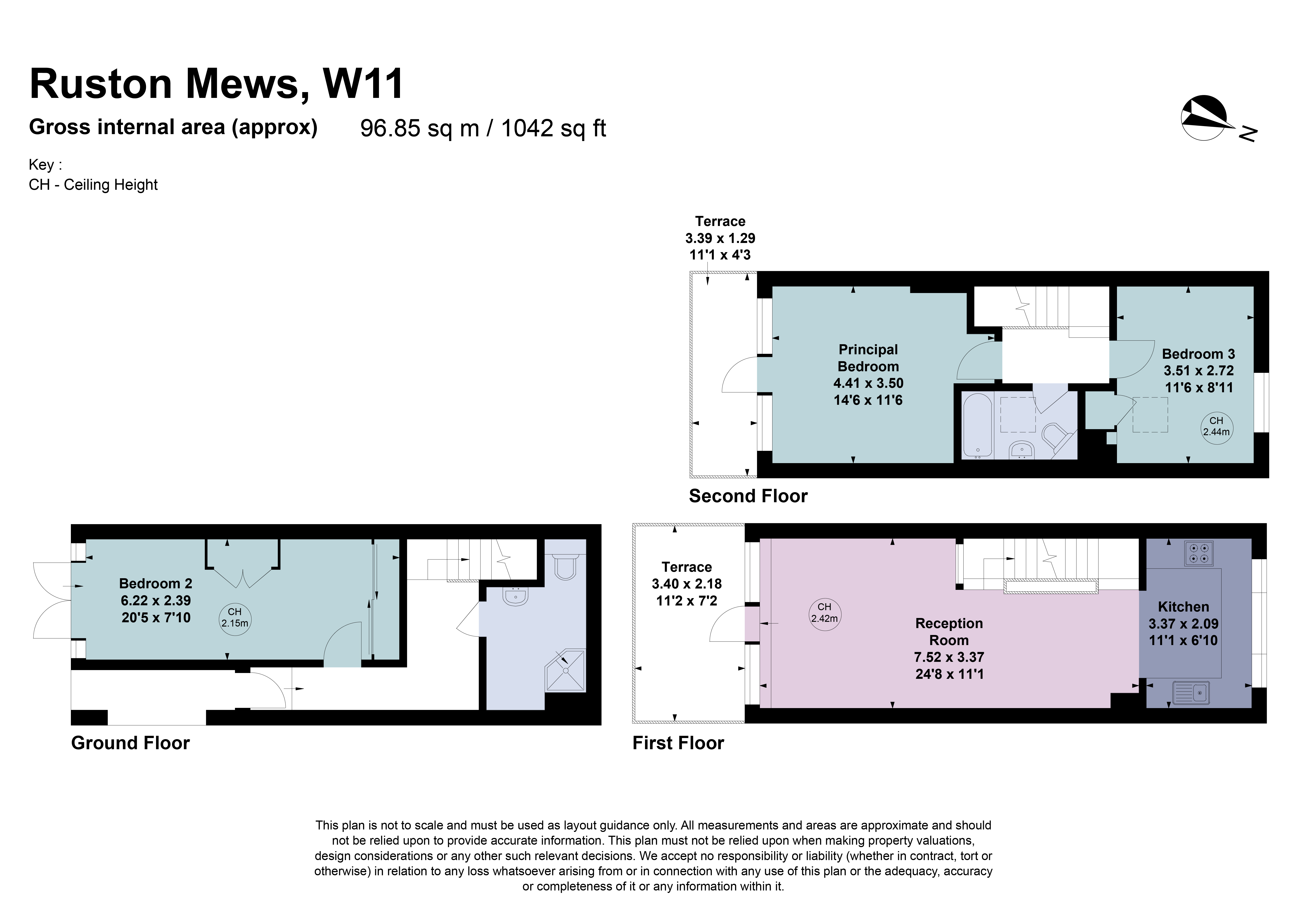 16, Ruston Mews, London floorplan