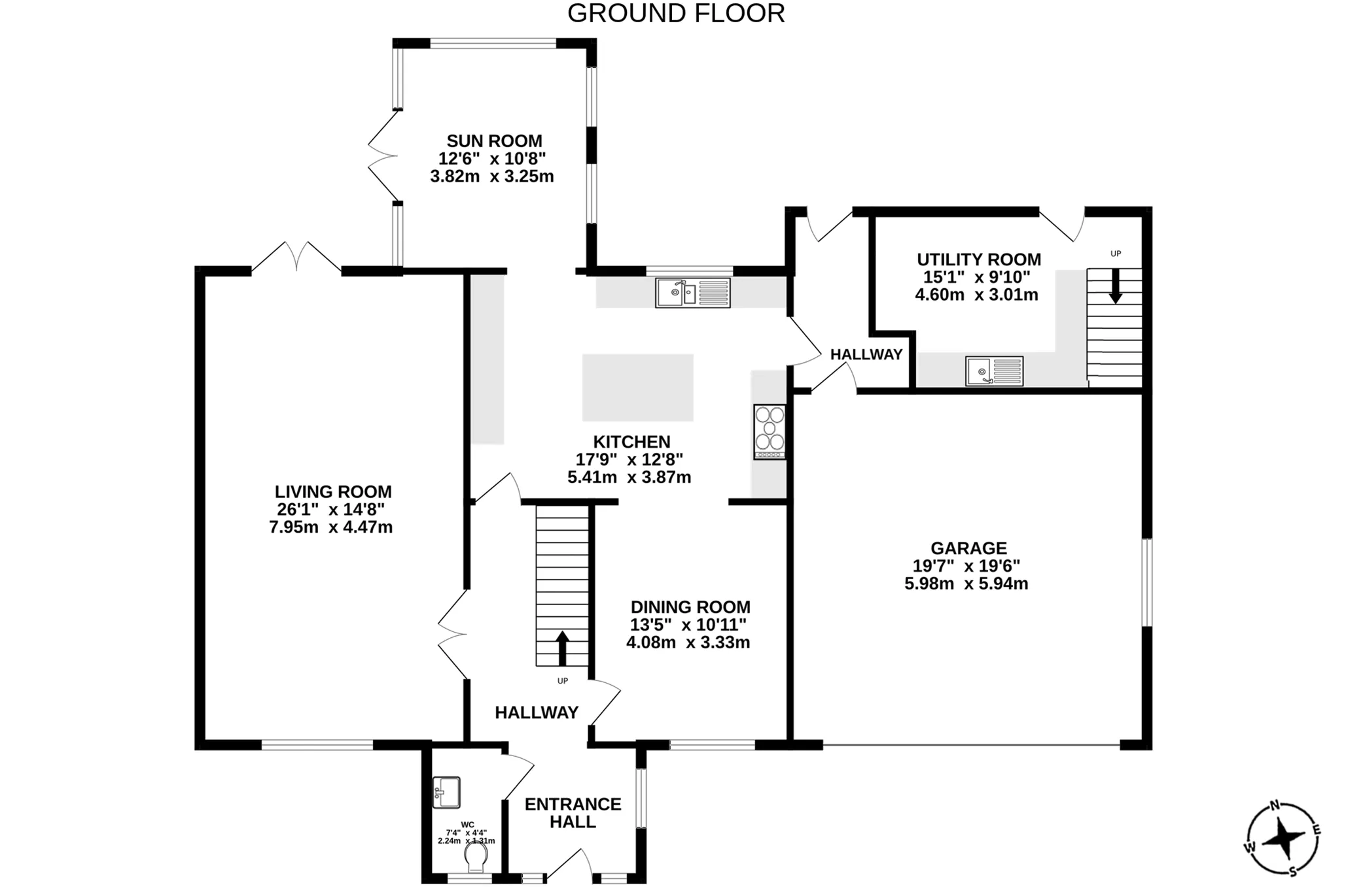 127, Fairways Drive, Santon floorplan