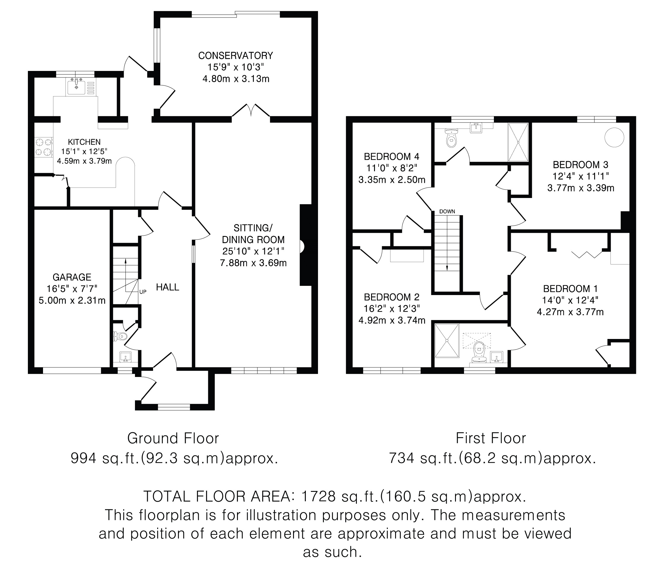 Broadstone Road, Harpenden, AL5 floorplan