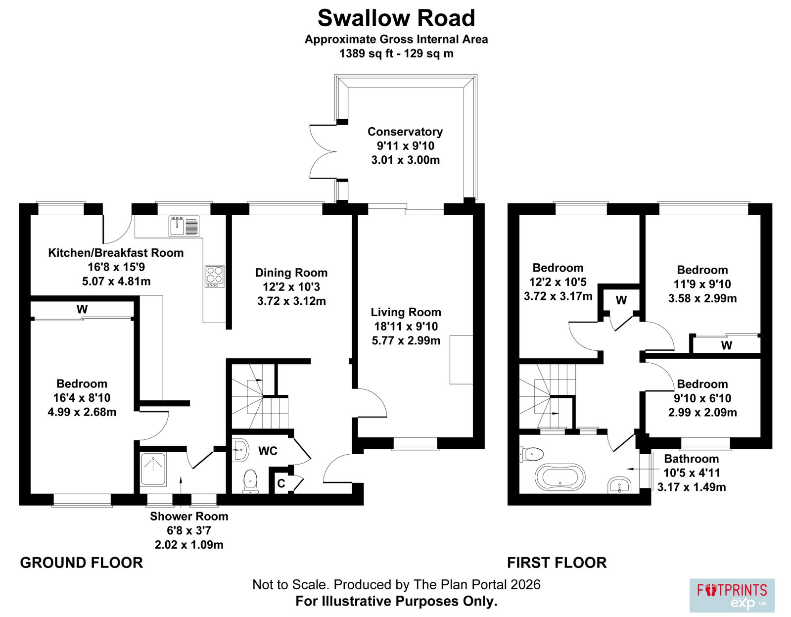 Swallow Road, Aylesford floorplan