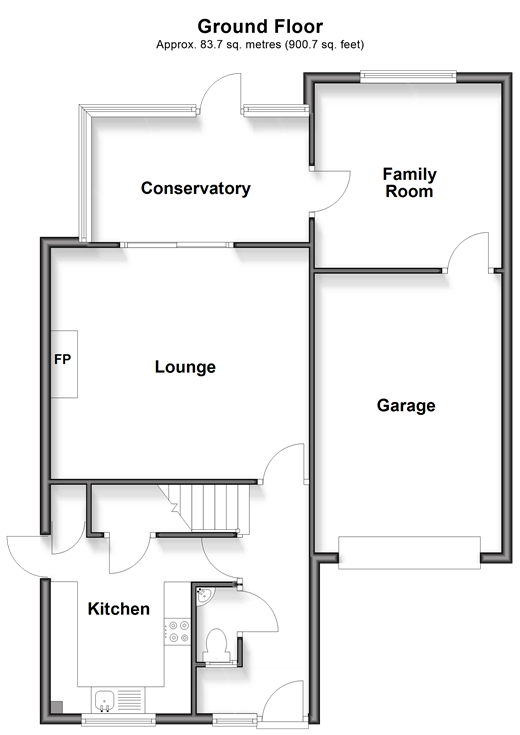 Pembroke Road Coxheath, Maidstone floorplan