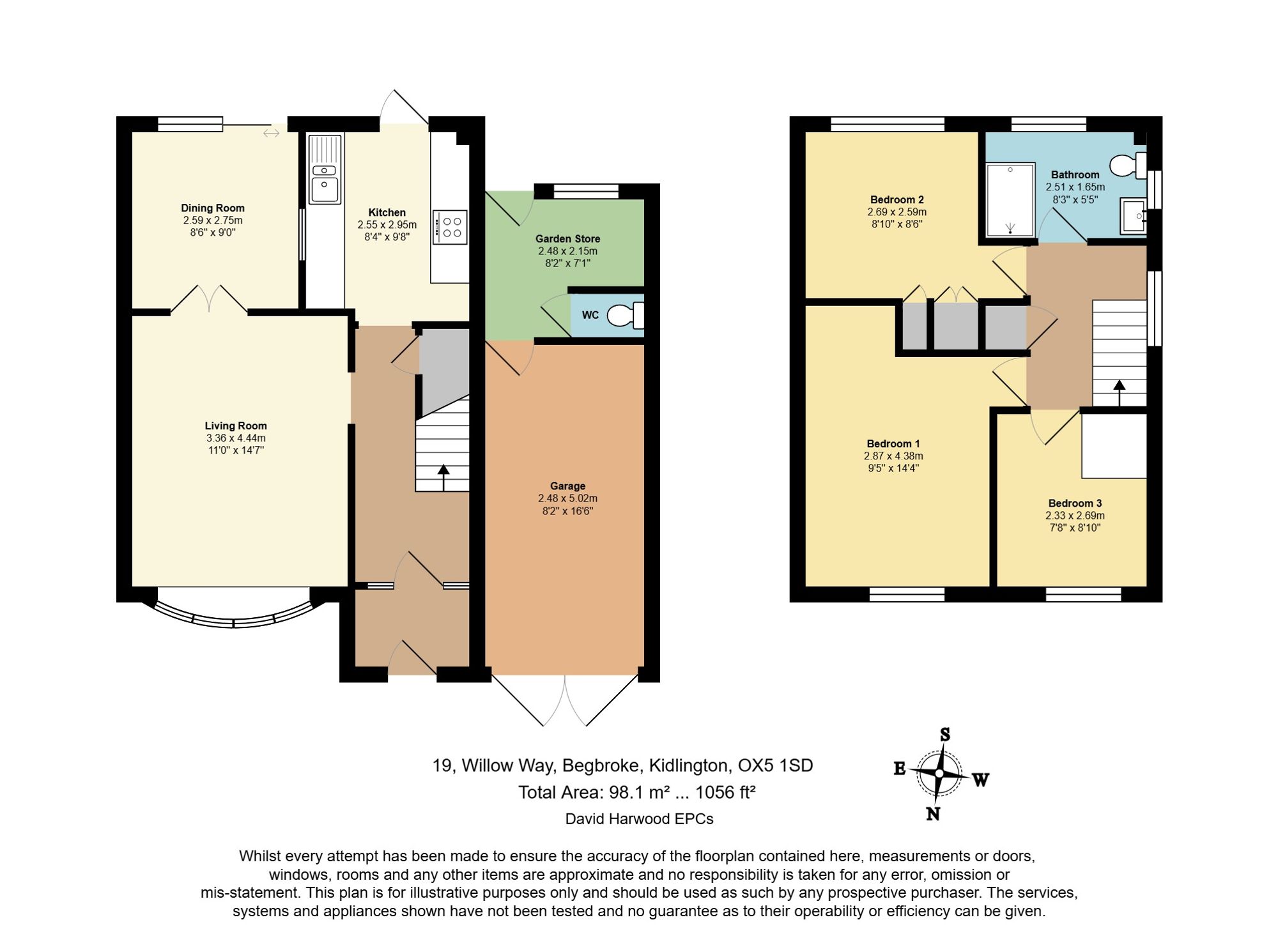19 Willow Way, Kidlington floorplan