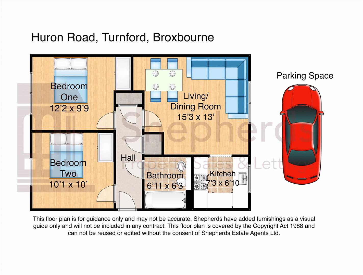Huron Road, Broxbourne floorplan