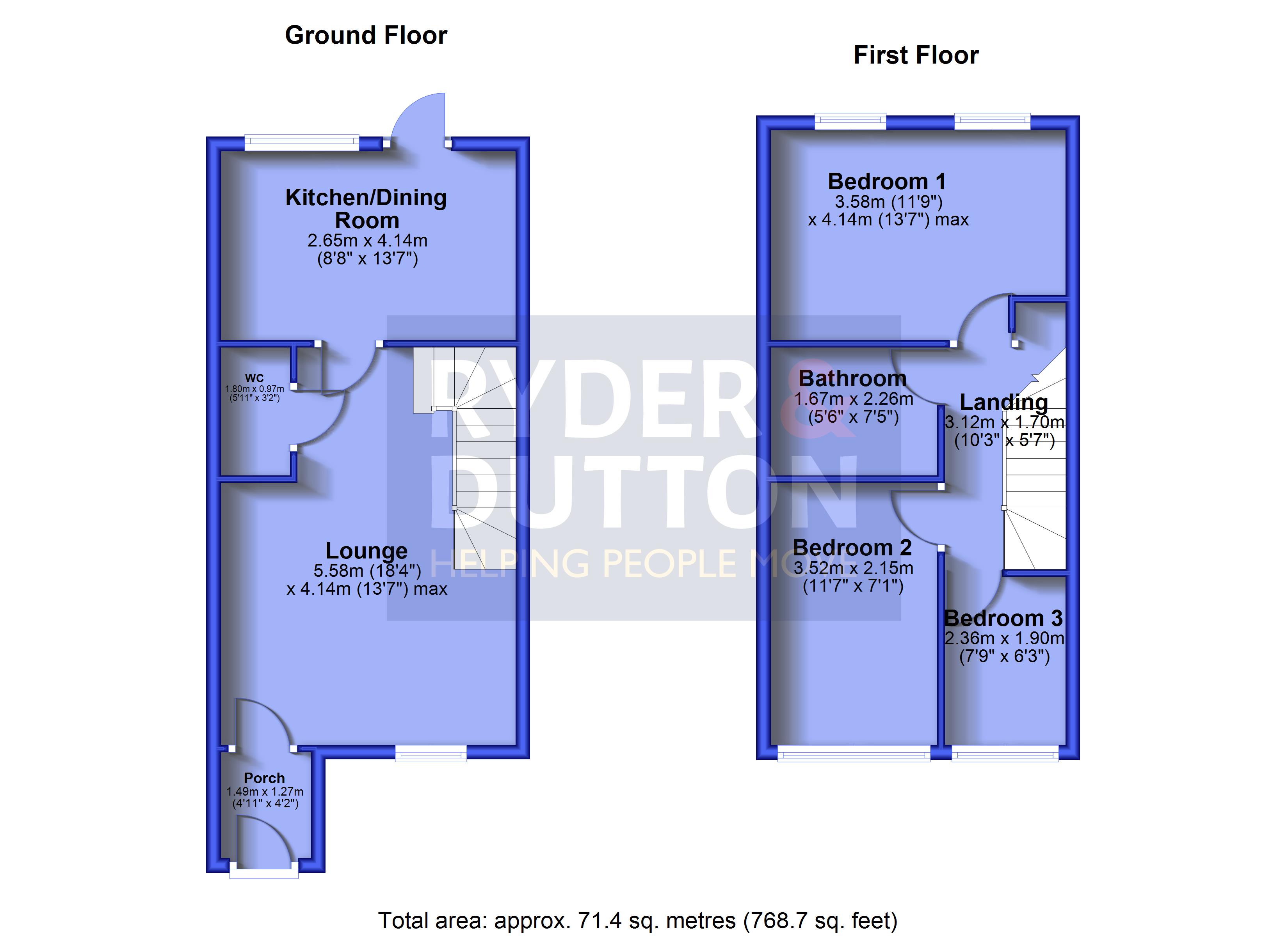 14, Old Hall Mews, Rochdale floorplan