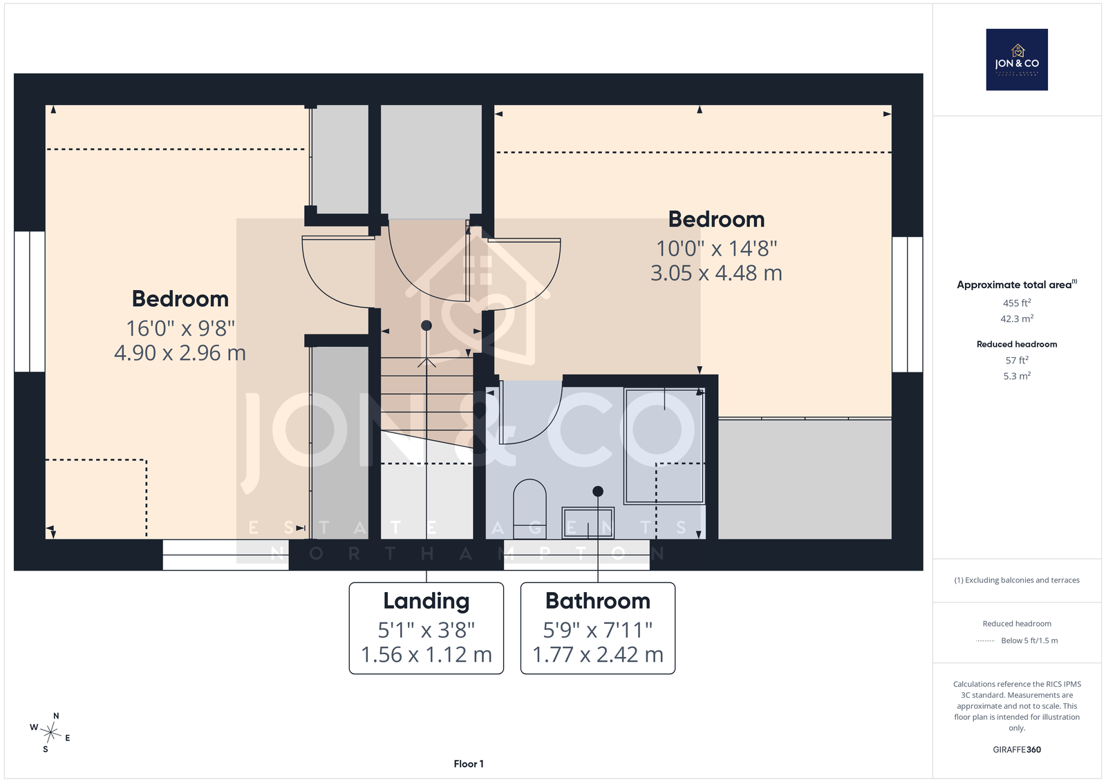 24, Harborough Road North, Northampton floorplan