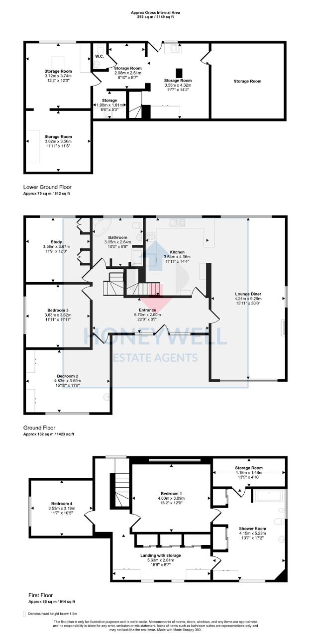 Smalleys Farm, Whalley Old Road, Clitheroe floorplan