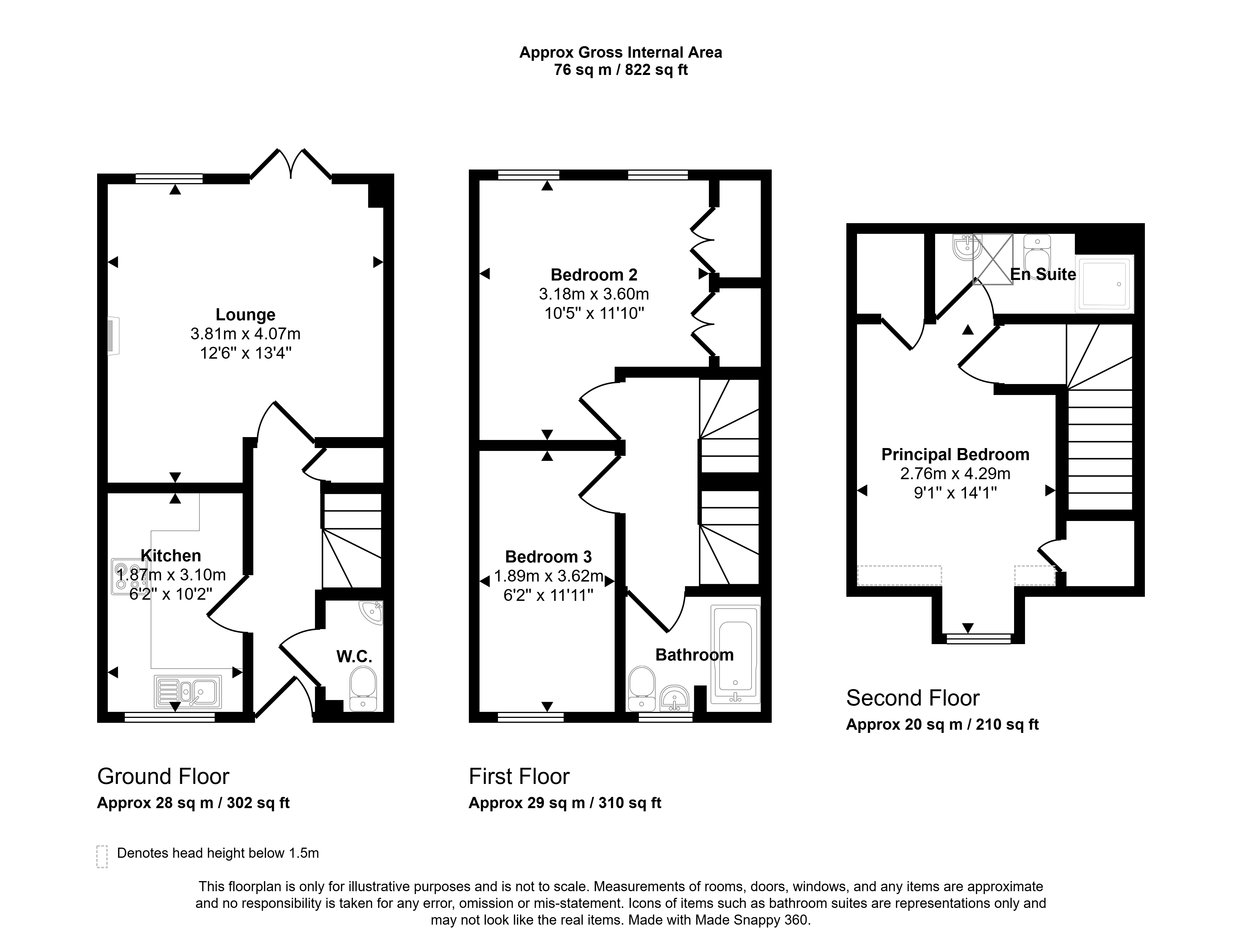 23, Chestnut Tree Gardens, Warminster floorplan