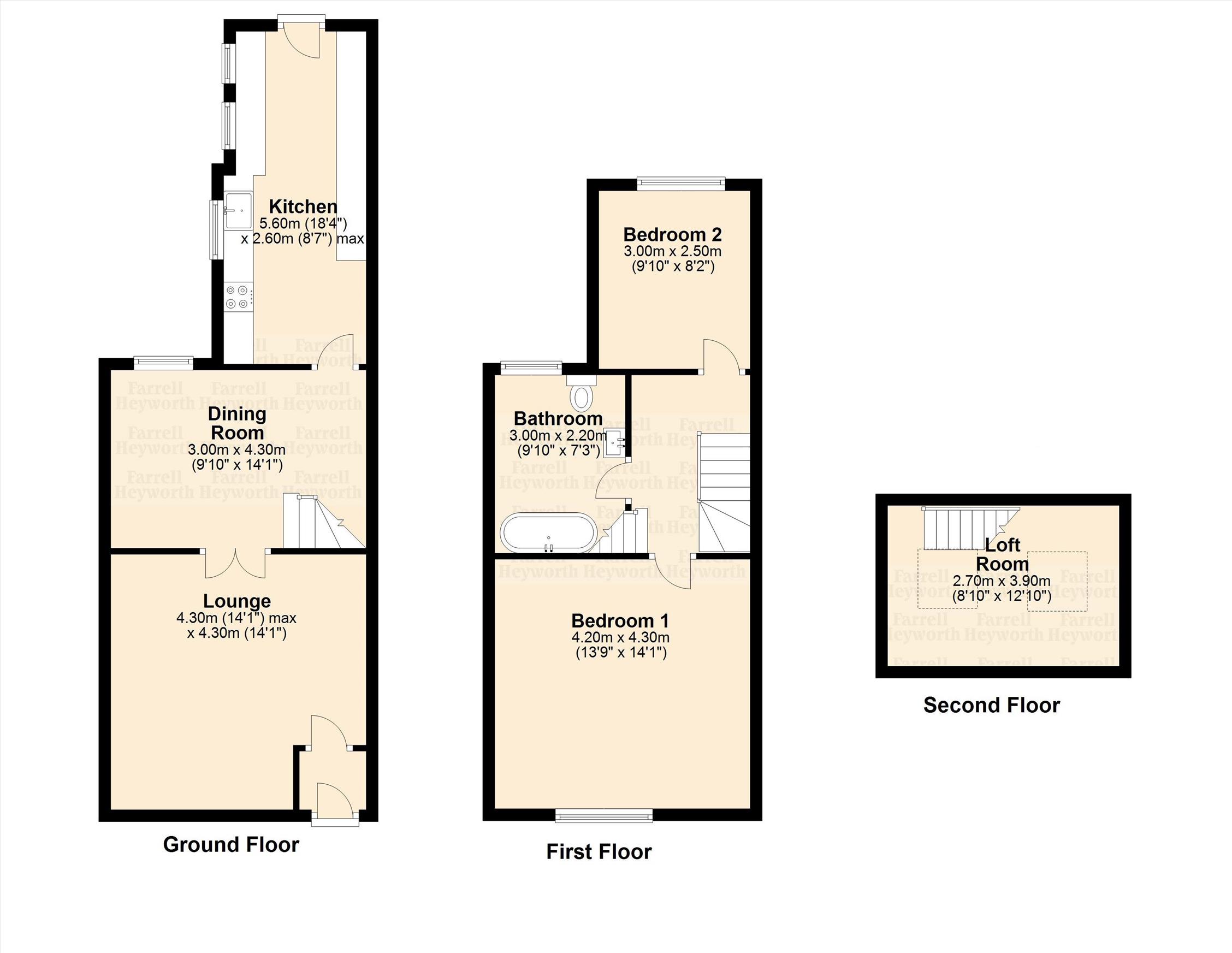 2 Bedrooms  for sale in Gerrards Terrace, Poulton Le Fylde FY6