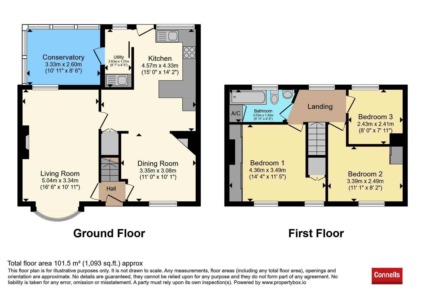 33, Arbor Road, Leicester floorplan