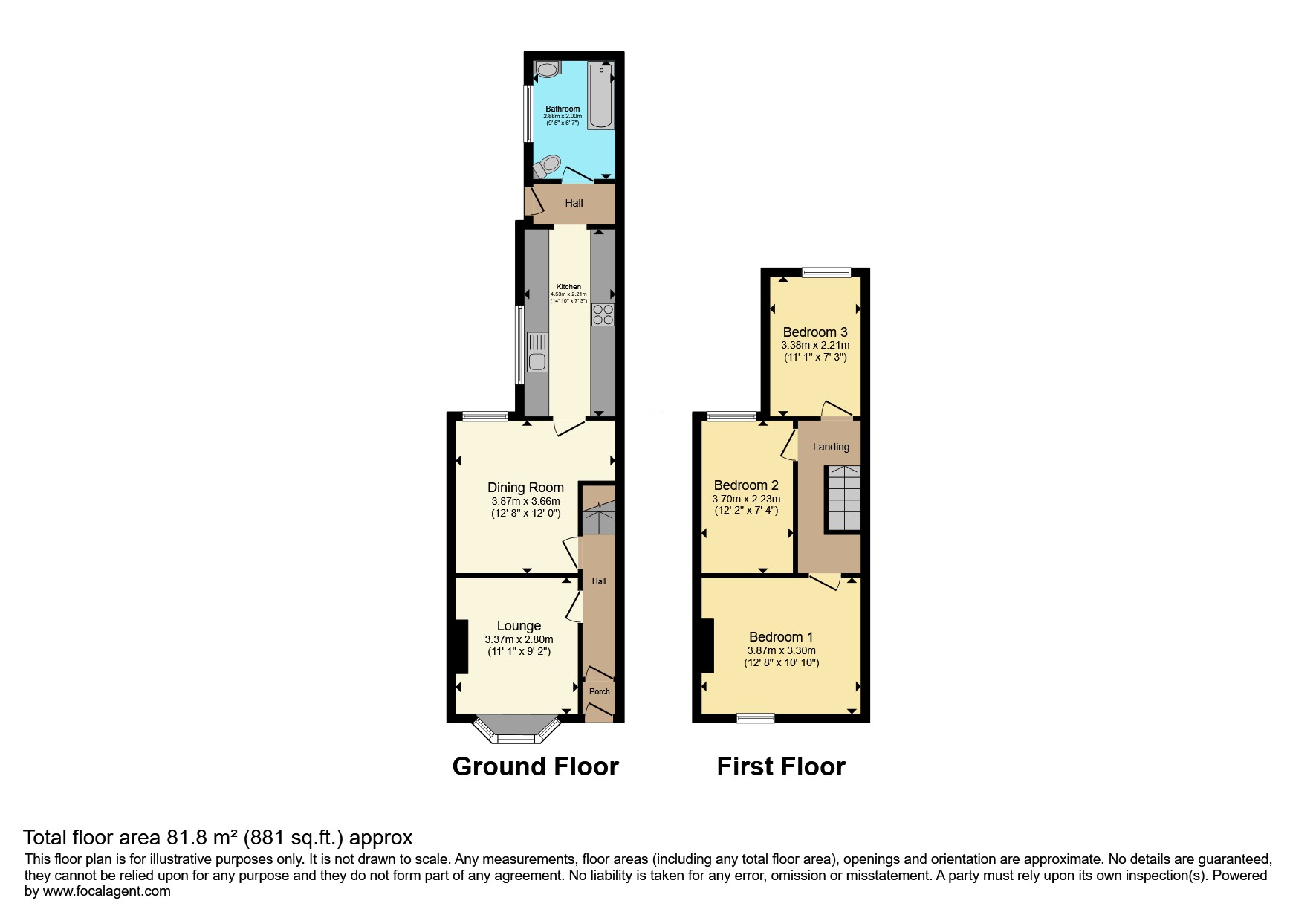 62, Aire Street, Middlesbrough floorplan