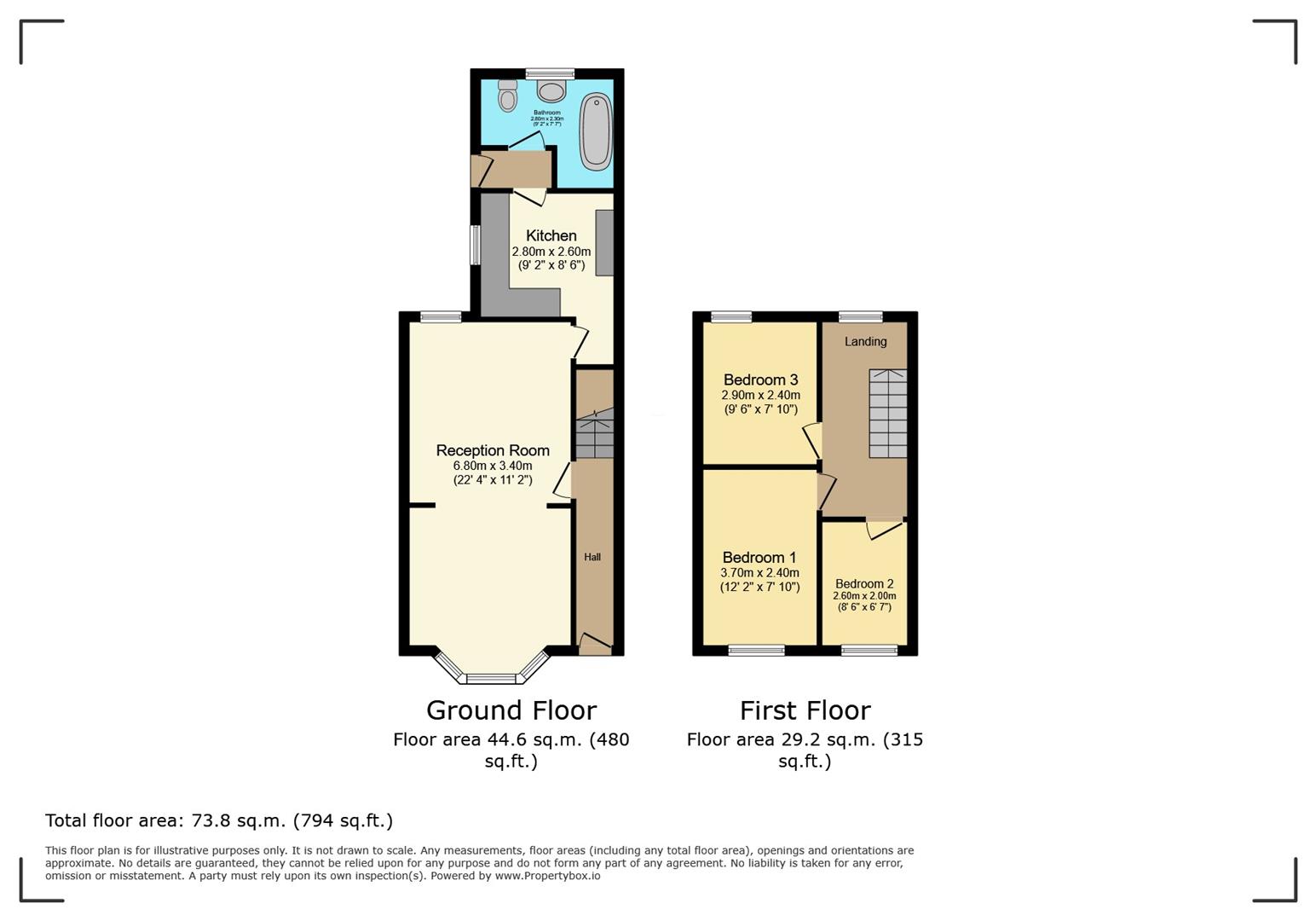 61, Bell Street, Barry floorplan