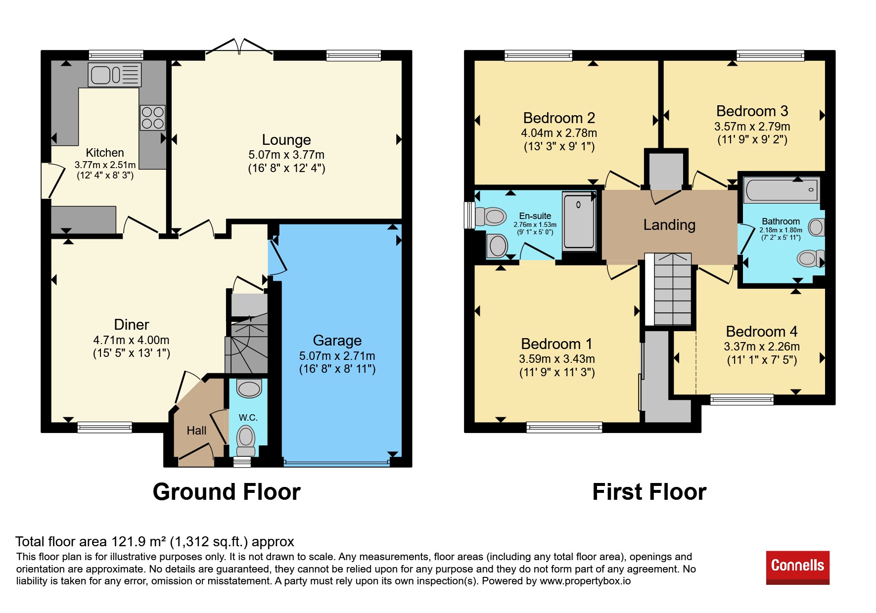 25, Foxglove Way, Paignton floorplan