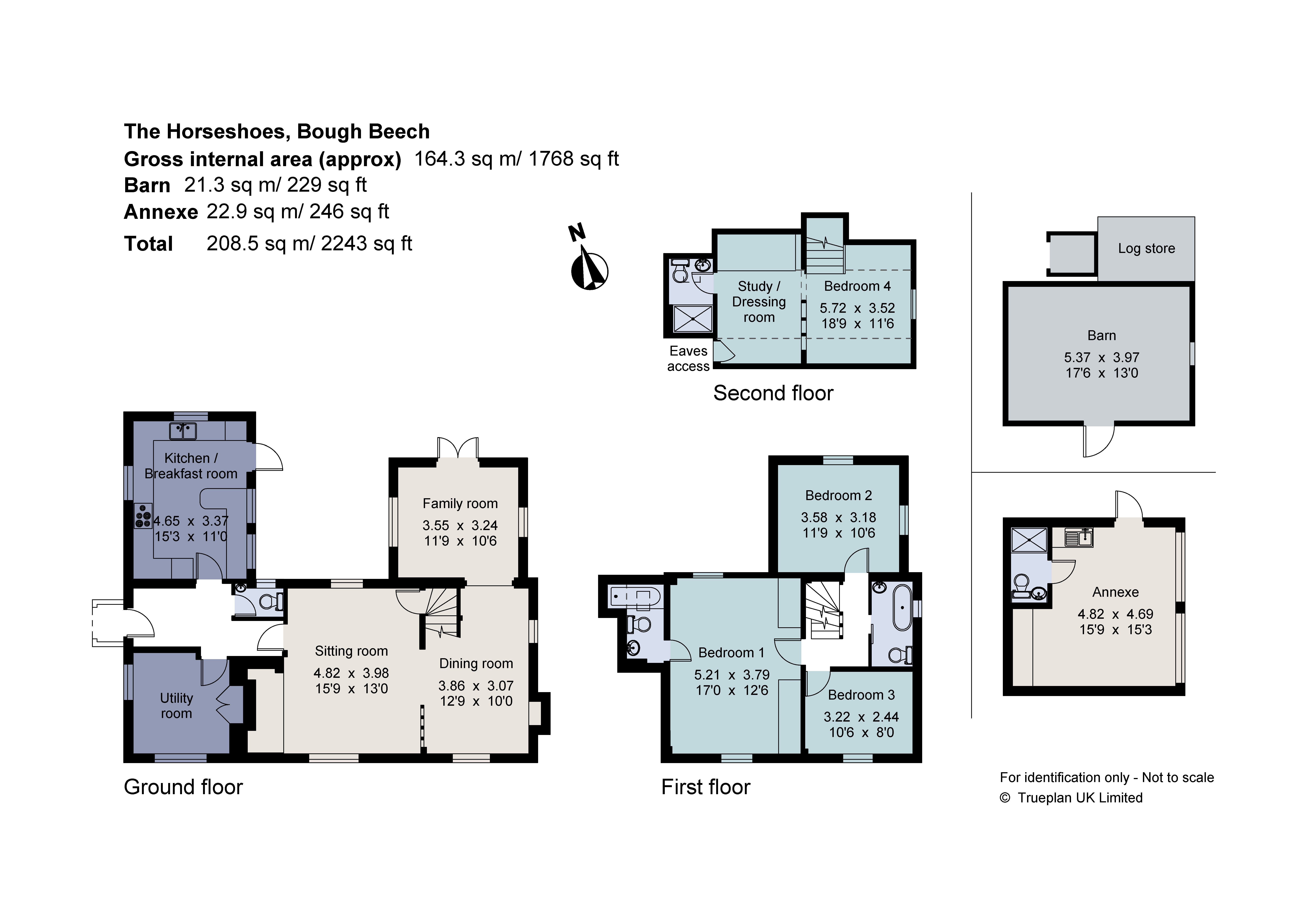 The Horseshoes,, Tonbridge Road, Edenbridge floorplan