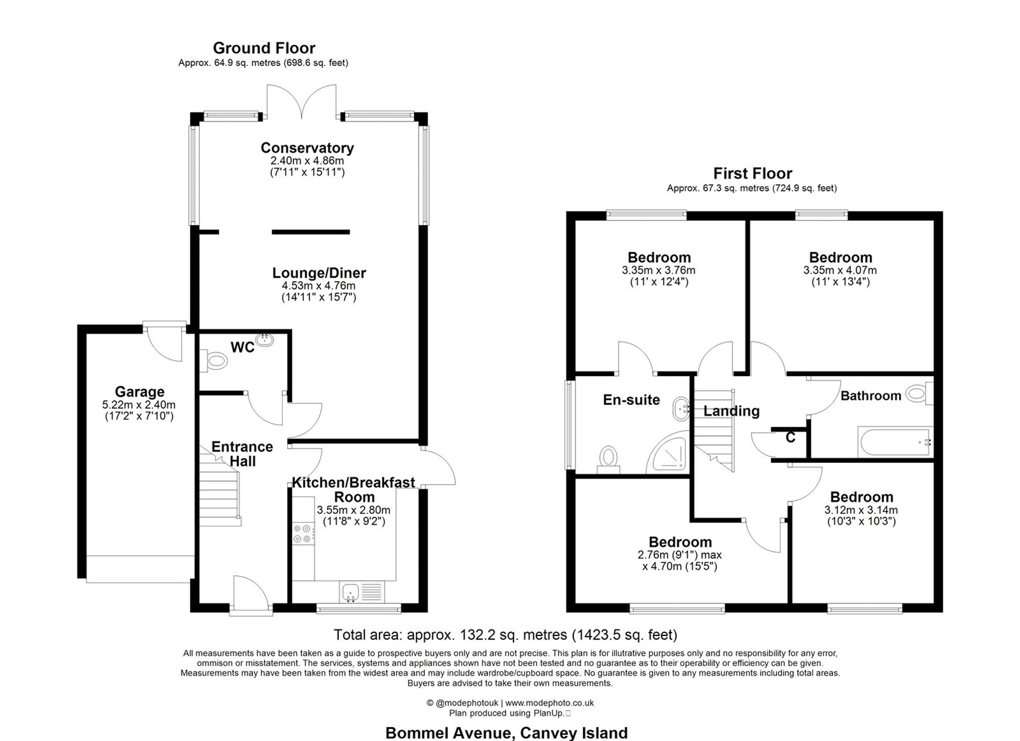 31b Bommel Avenue, Canvey Island floorplan