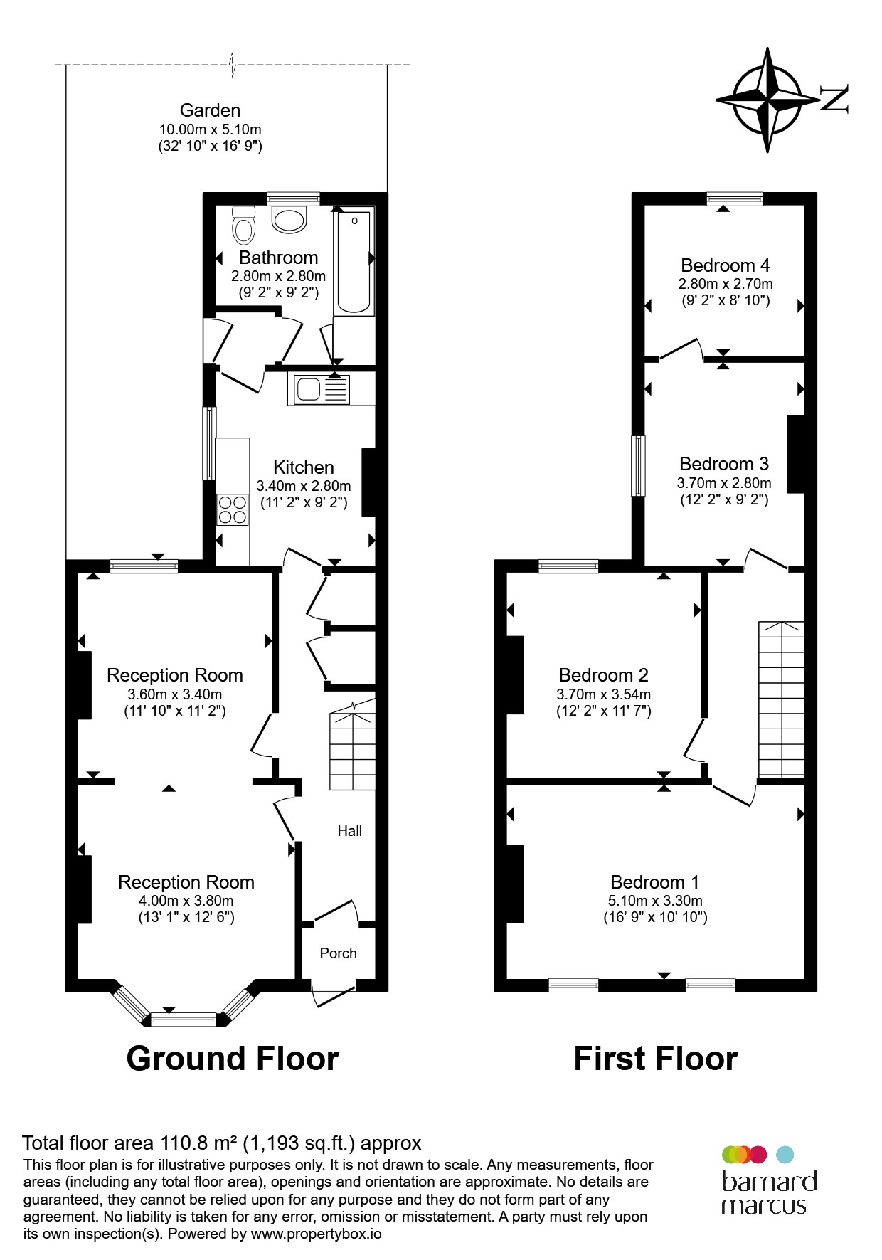 23, Newlyn Road, London floorplan