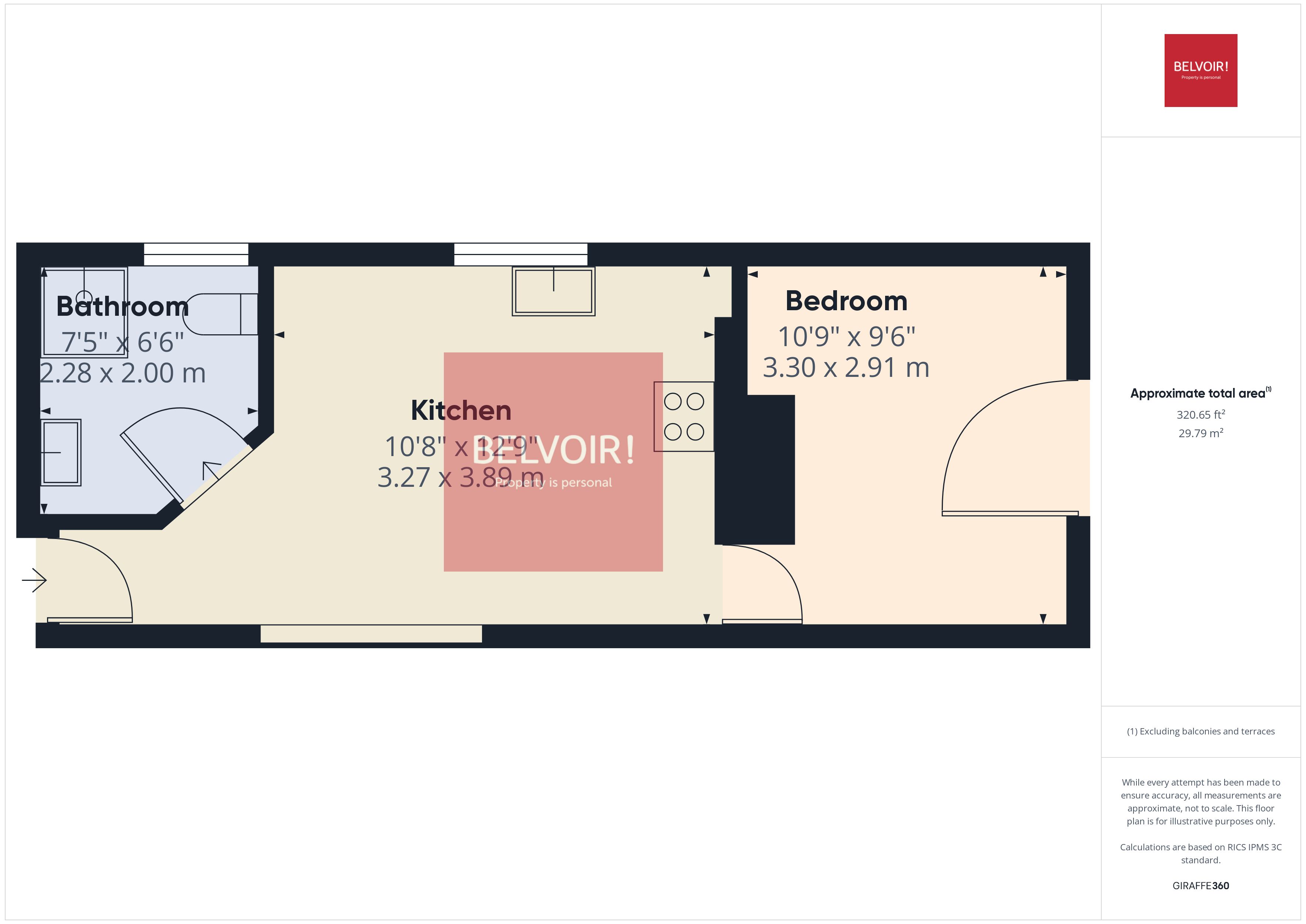Flat 3, 2, Nyanza Terrace, Swansea floorplan