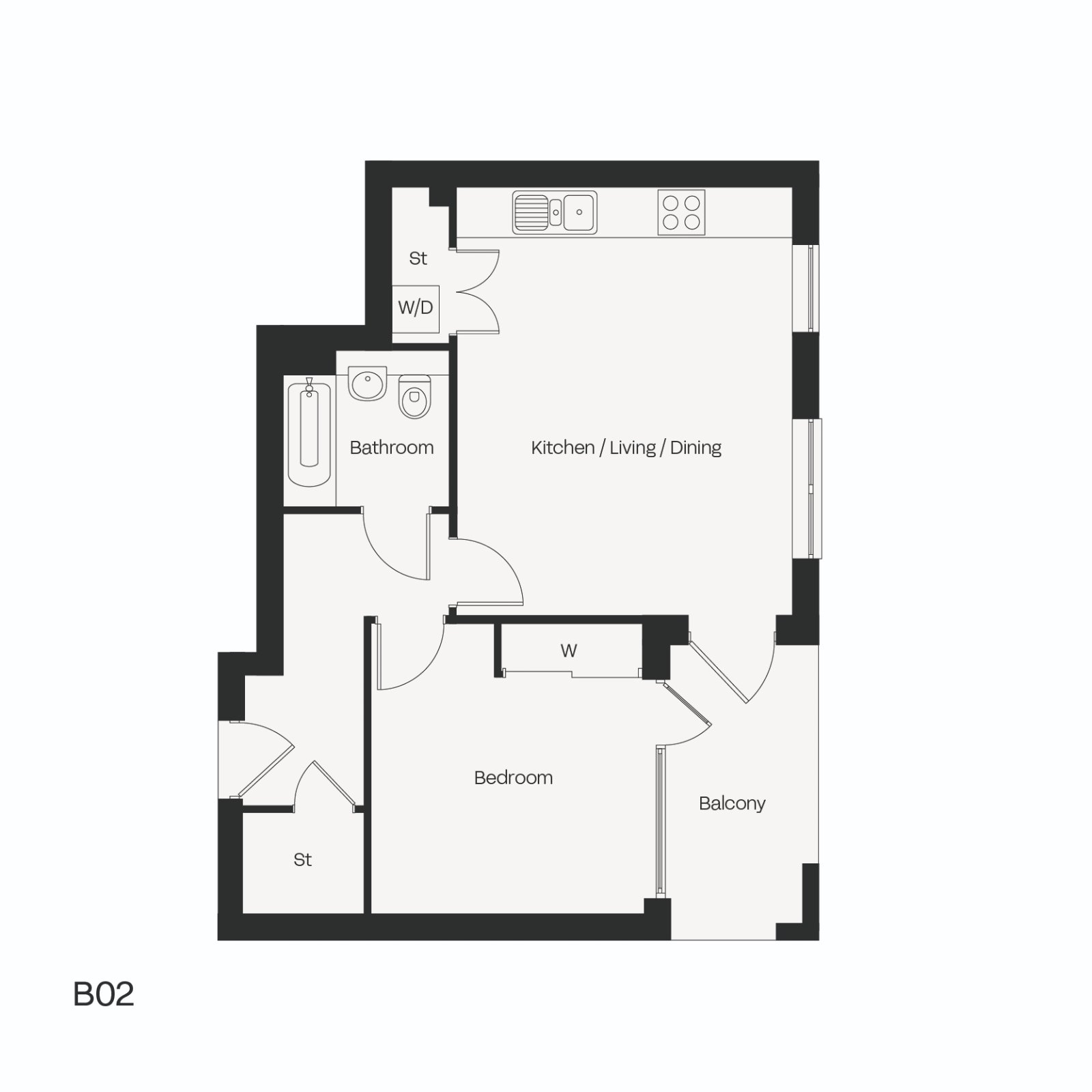 107, Bragg Way, Cambridgeshire floorplan