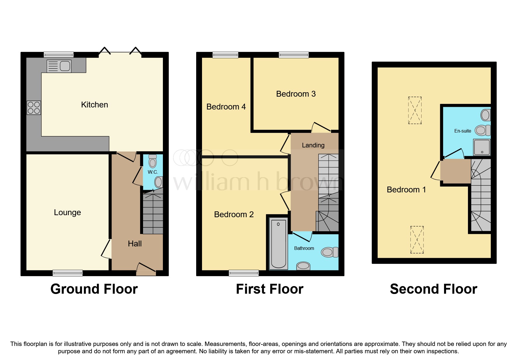 79, Illingworth Hall Farm Gardens, Halifax floorplan