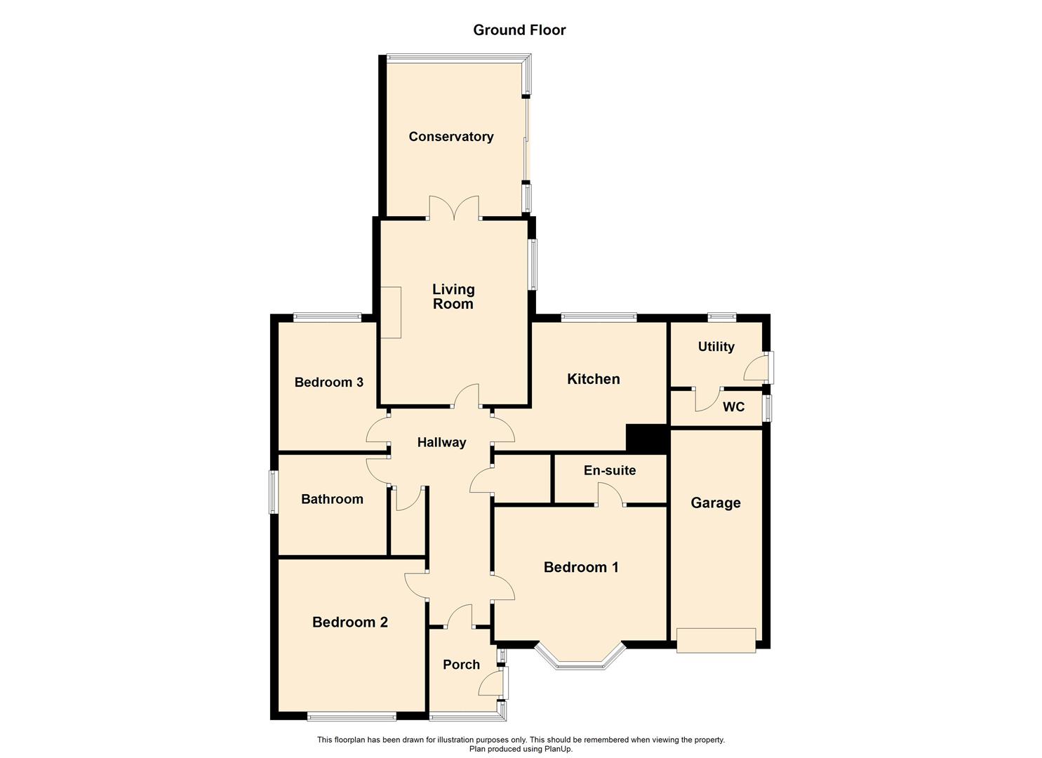 Broadgate, Weston, Spalding PE12, 3 bedroom detached bungalow for sale
