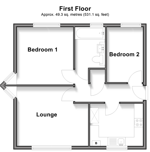 Park Lane, Birchington floorplan