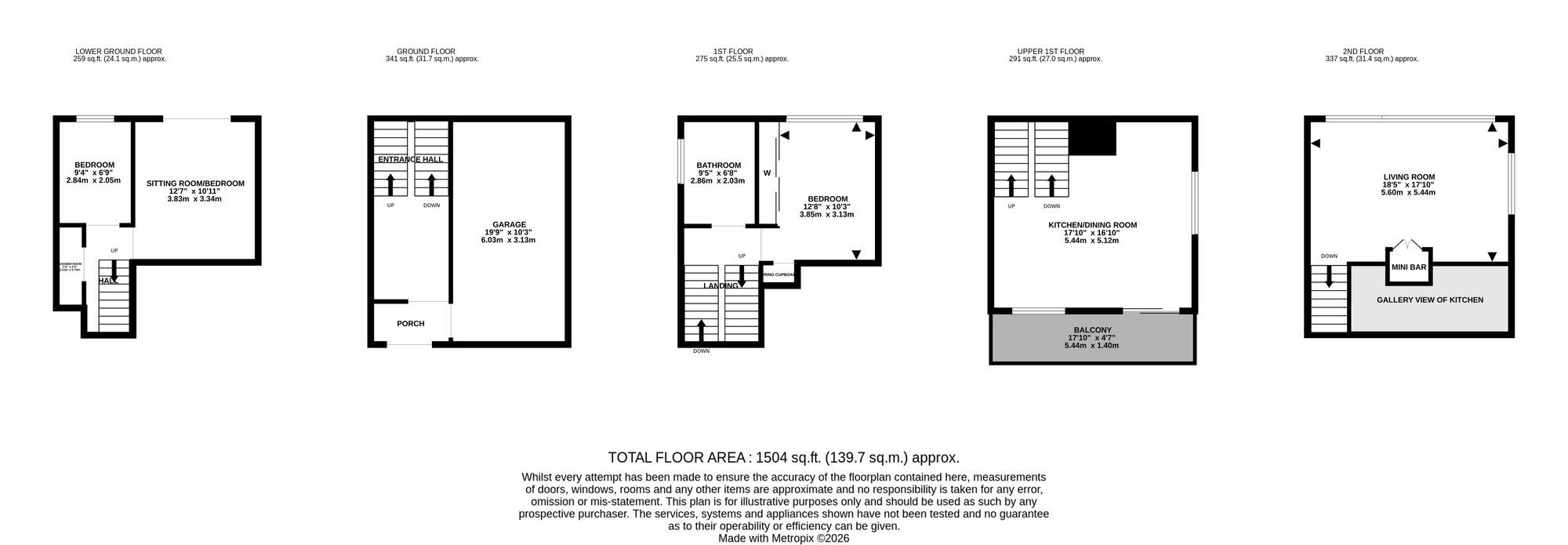 4 Mount House Close, Southampton floorplan