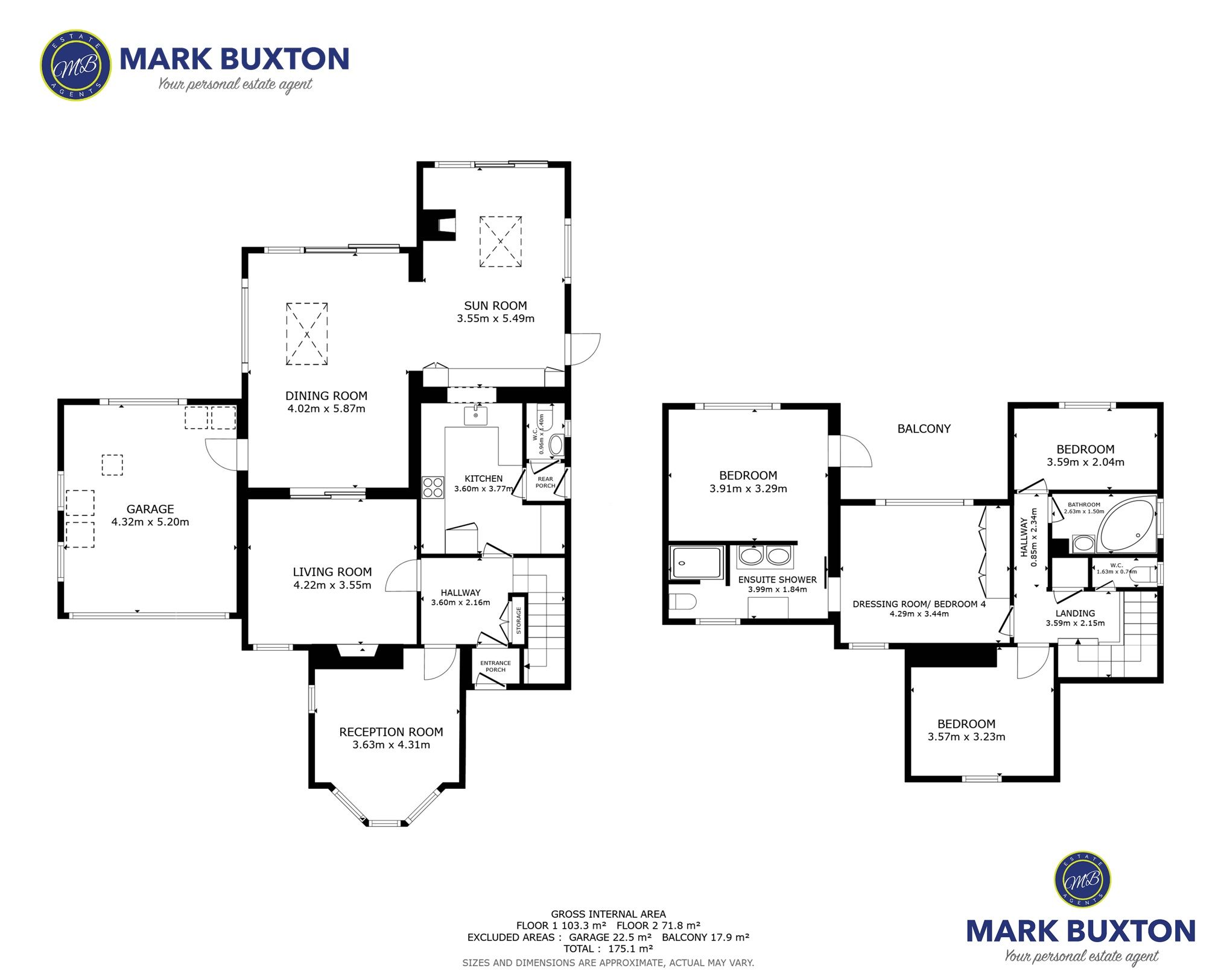 96, Church Road, Blurton, Stoke-on-Trent. ST3 3BB floorplan