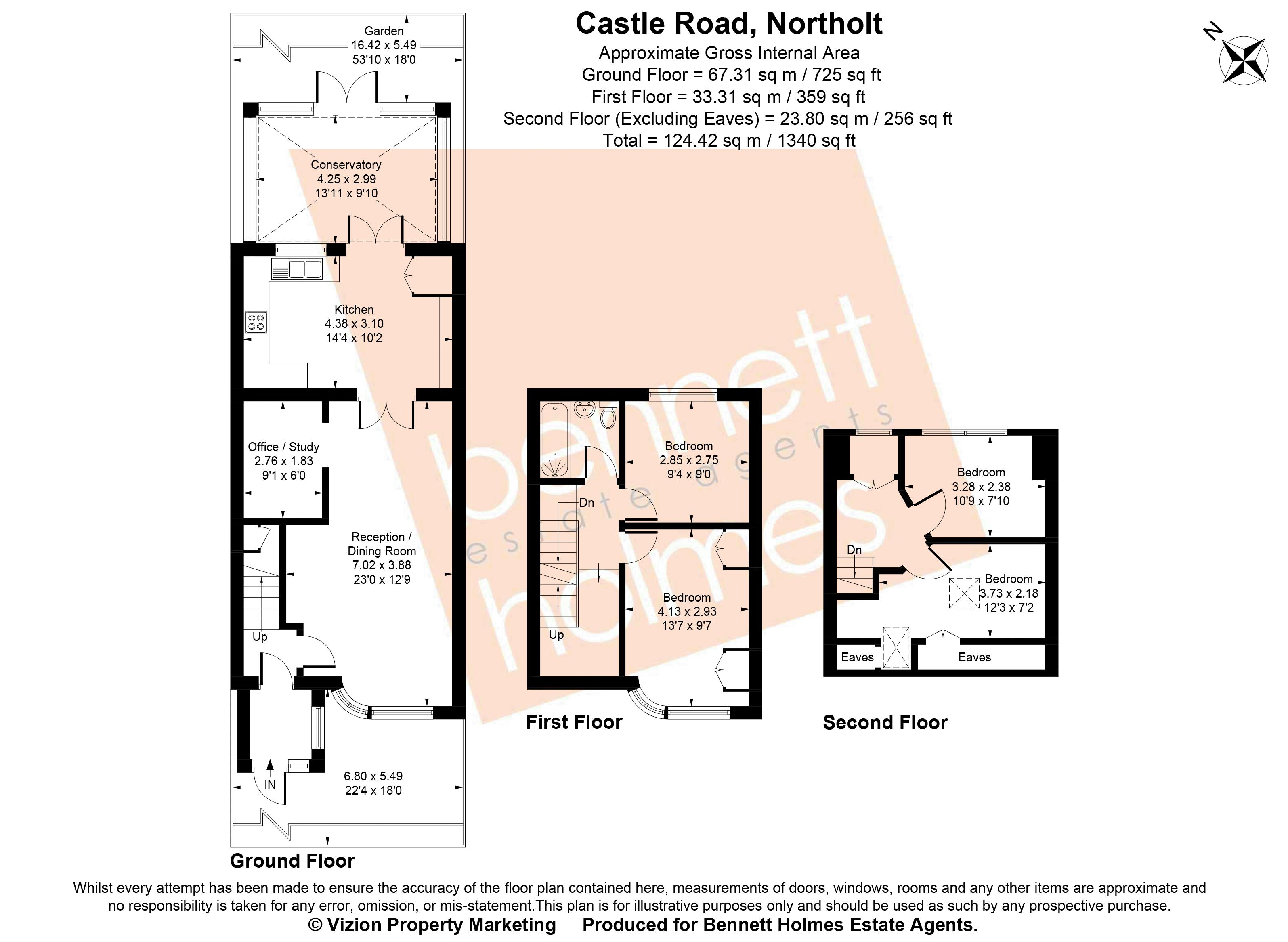 31, Castle Road, Northolt floorplan
