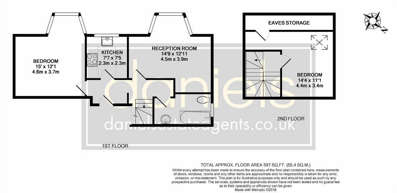 2 Bedrooms Flat for sale in Connaught Road, Harlesden, London NW10