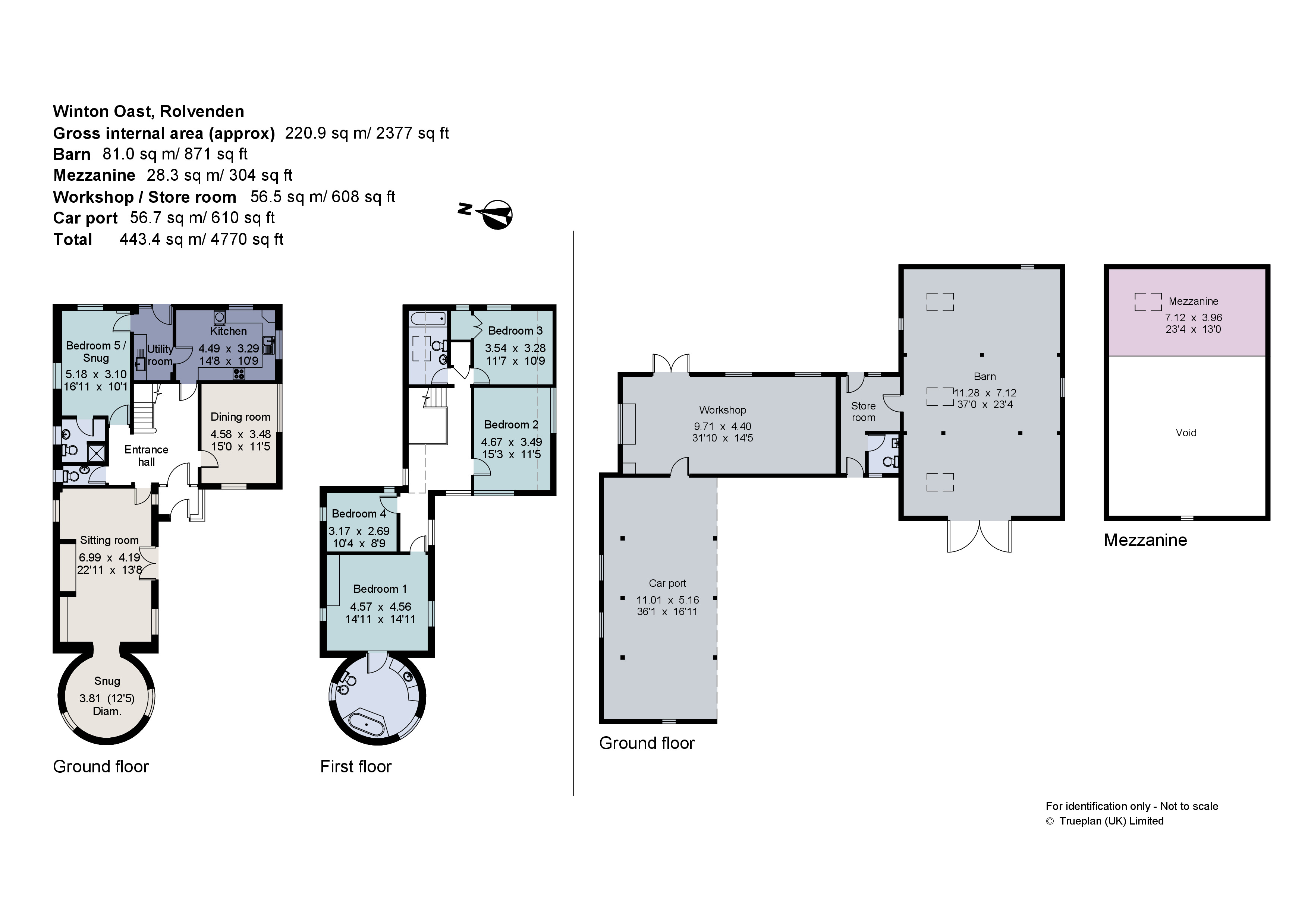 Winton Oast,, Puddingcake Lane, Cranbrook floorplan