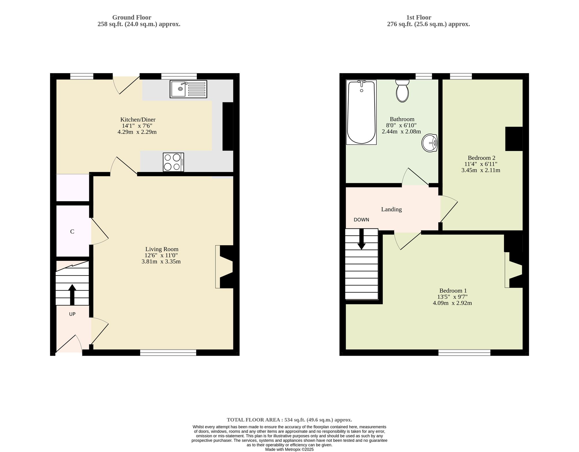 41 Plumstead Road, Norwich floorplan