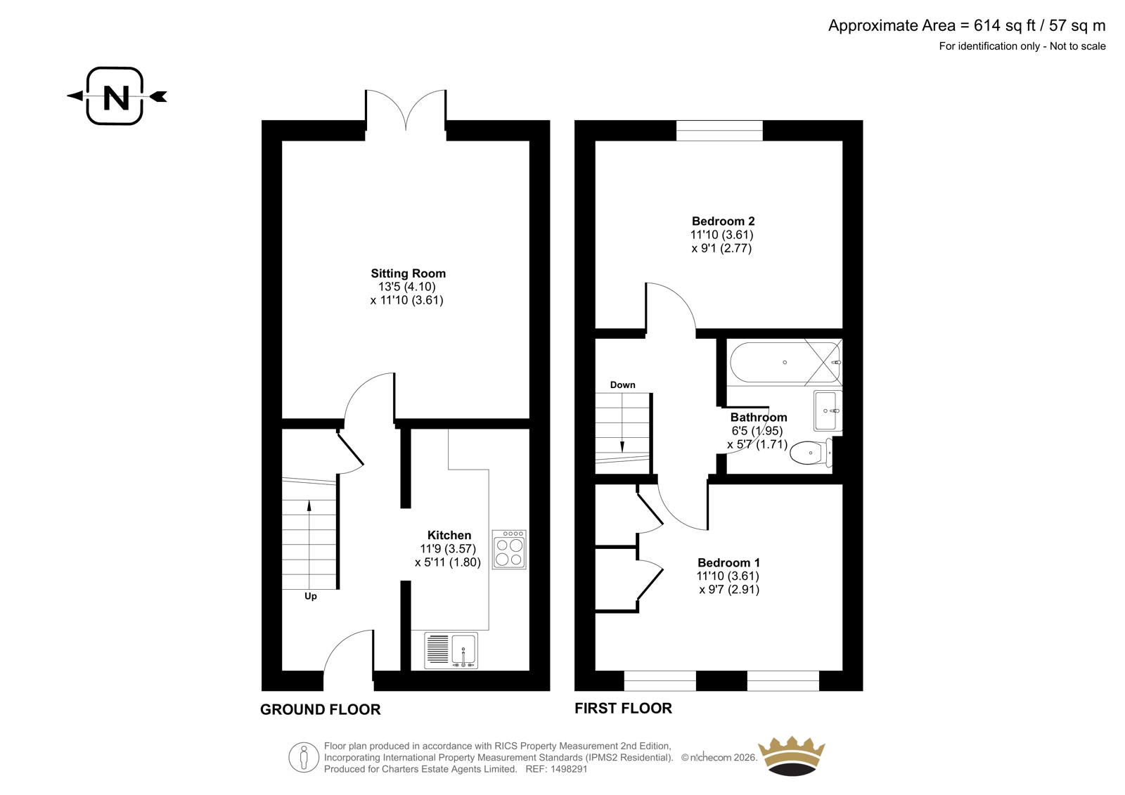 47, Hatch Mead, Southampton floorplan