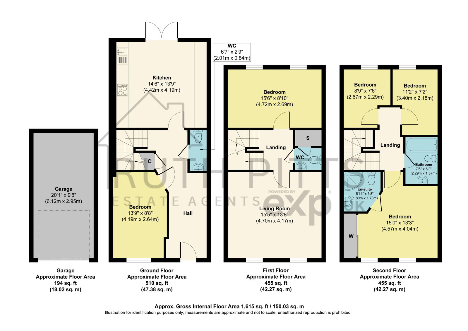 38, Madison Close, Pontefract floorplan