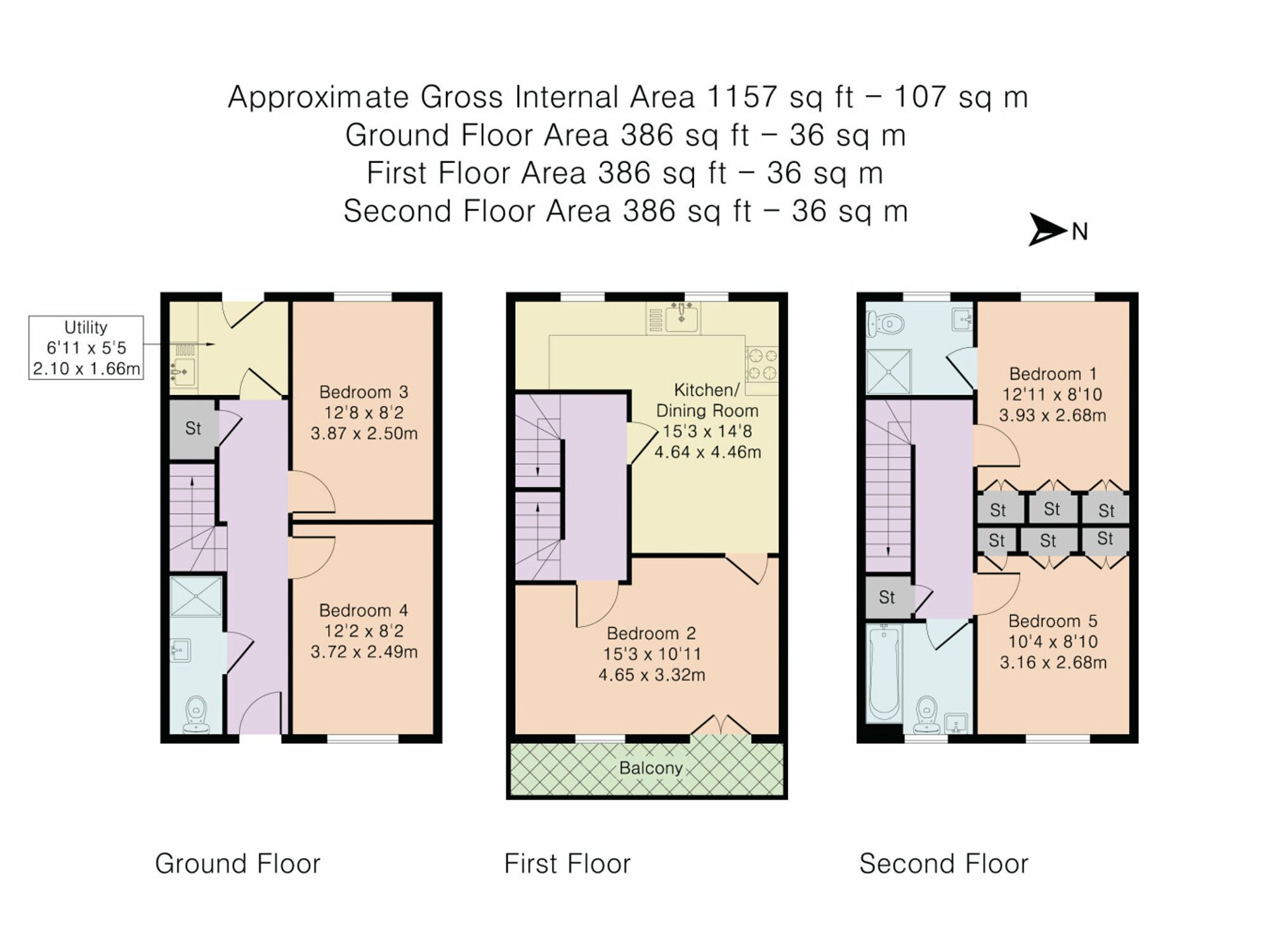 28 Battle Square, Reading floorplan