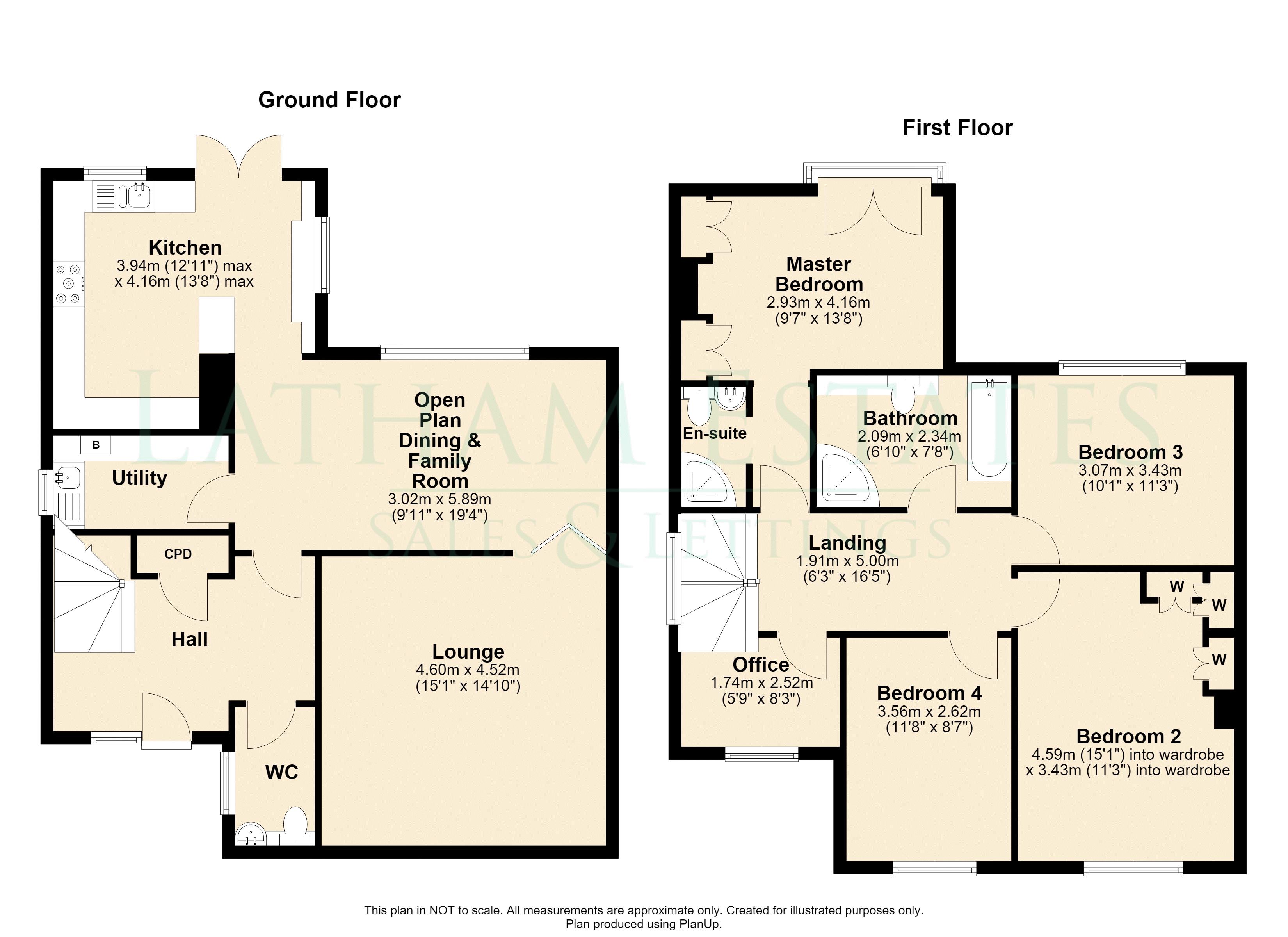 15, Capesthorne Close, Holmes Chapel floorplan