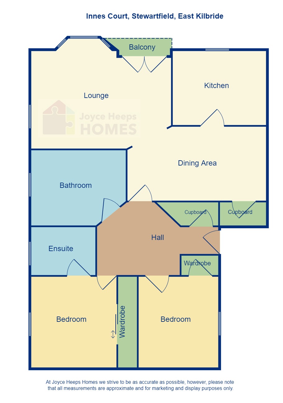 Innes Court, Stewartfield, East Kilbride G74, 2 bedroom flat for sale