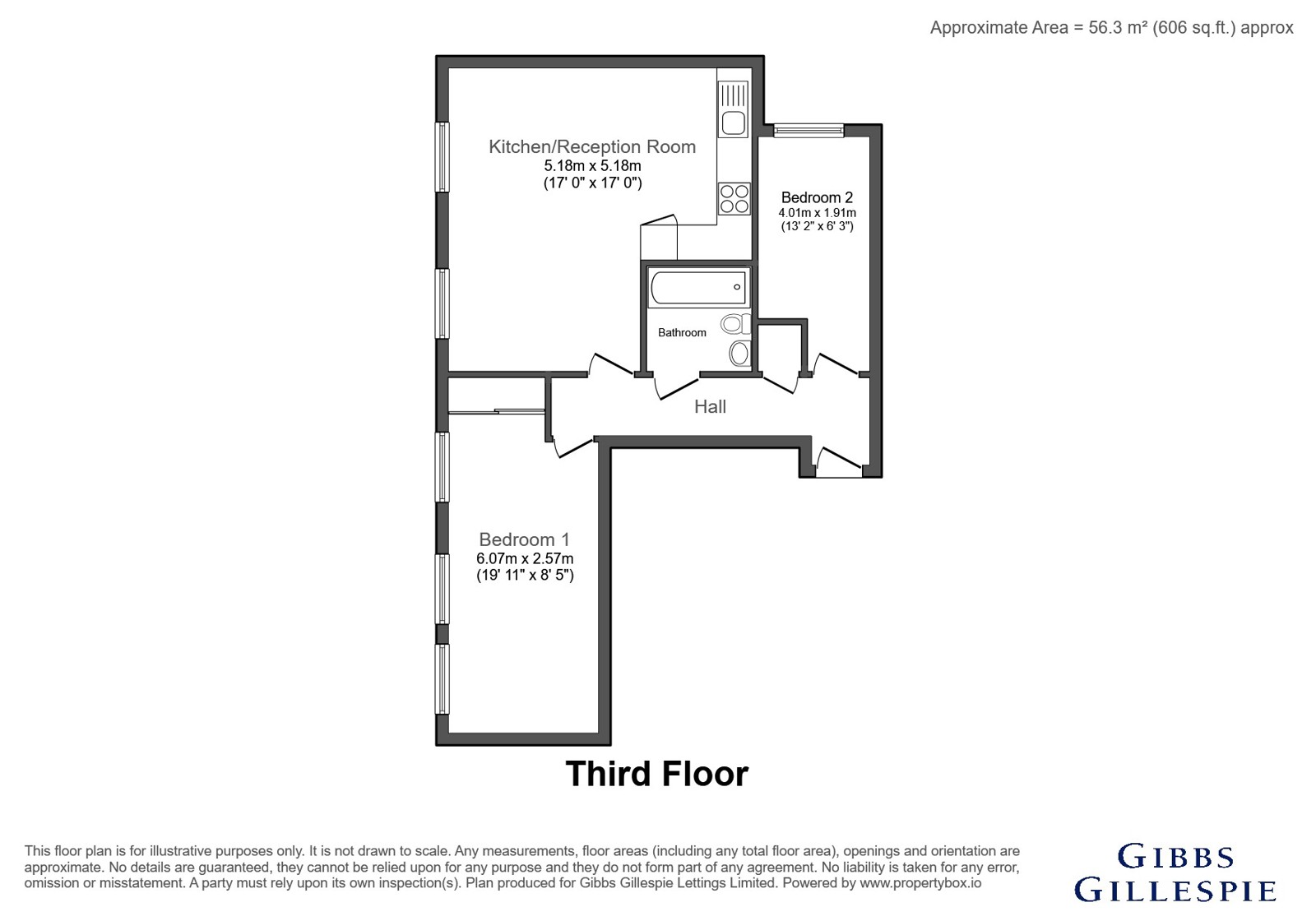 Flat 30, 107, Marsh Road, Pinner floorplan