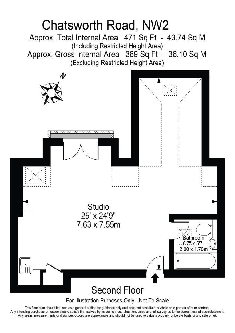 149B, Chatsworth Road, London floorplan