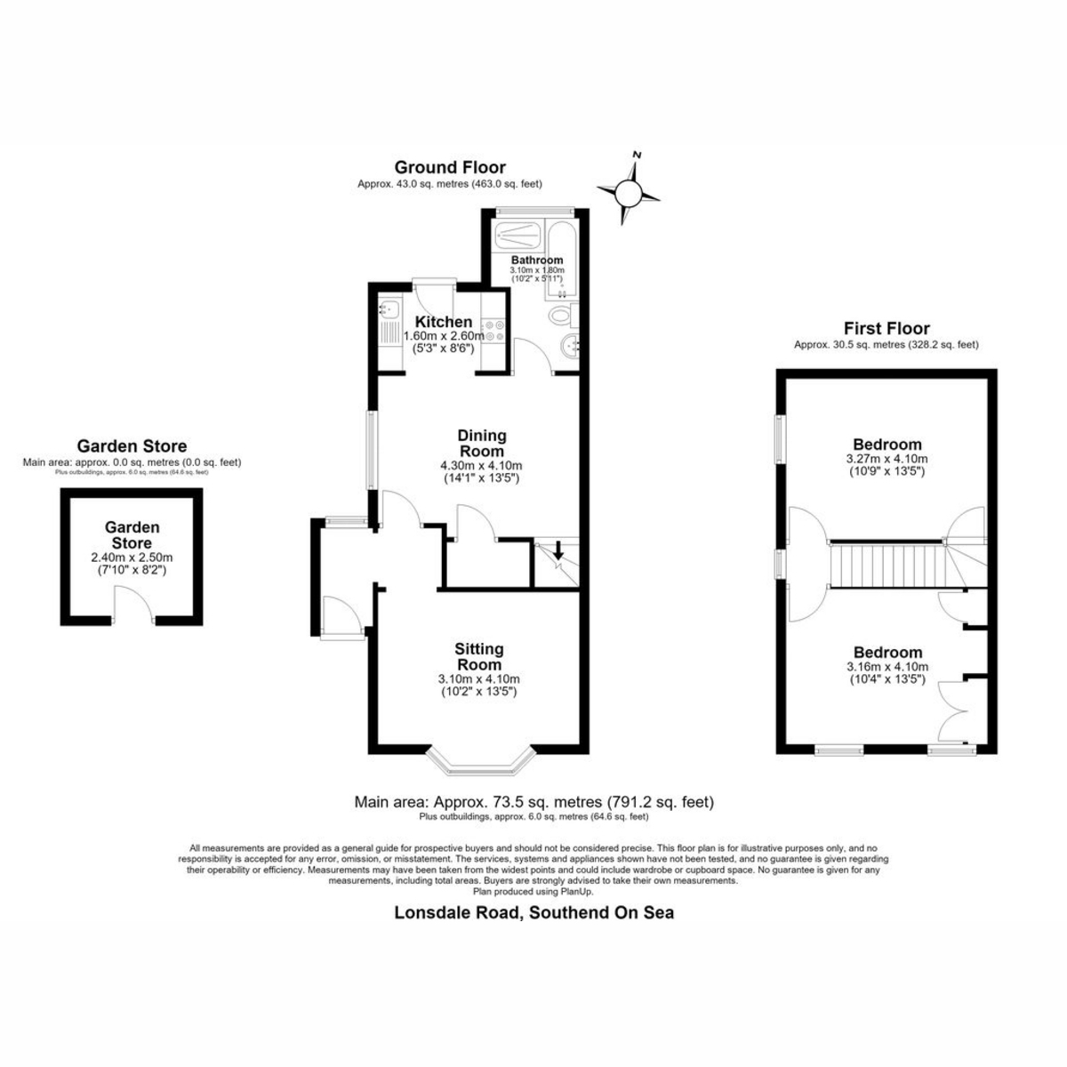 Lonsdale Road, Southend-on-sea floorplan