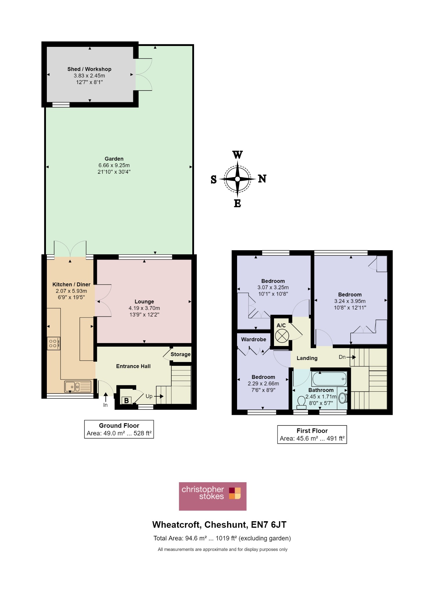 Wheatcroft, Cheshunt EN7, 3 bedroom terraced house for sale 65707553