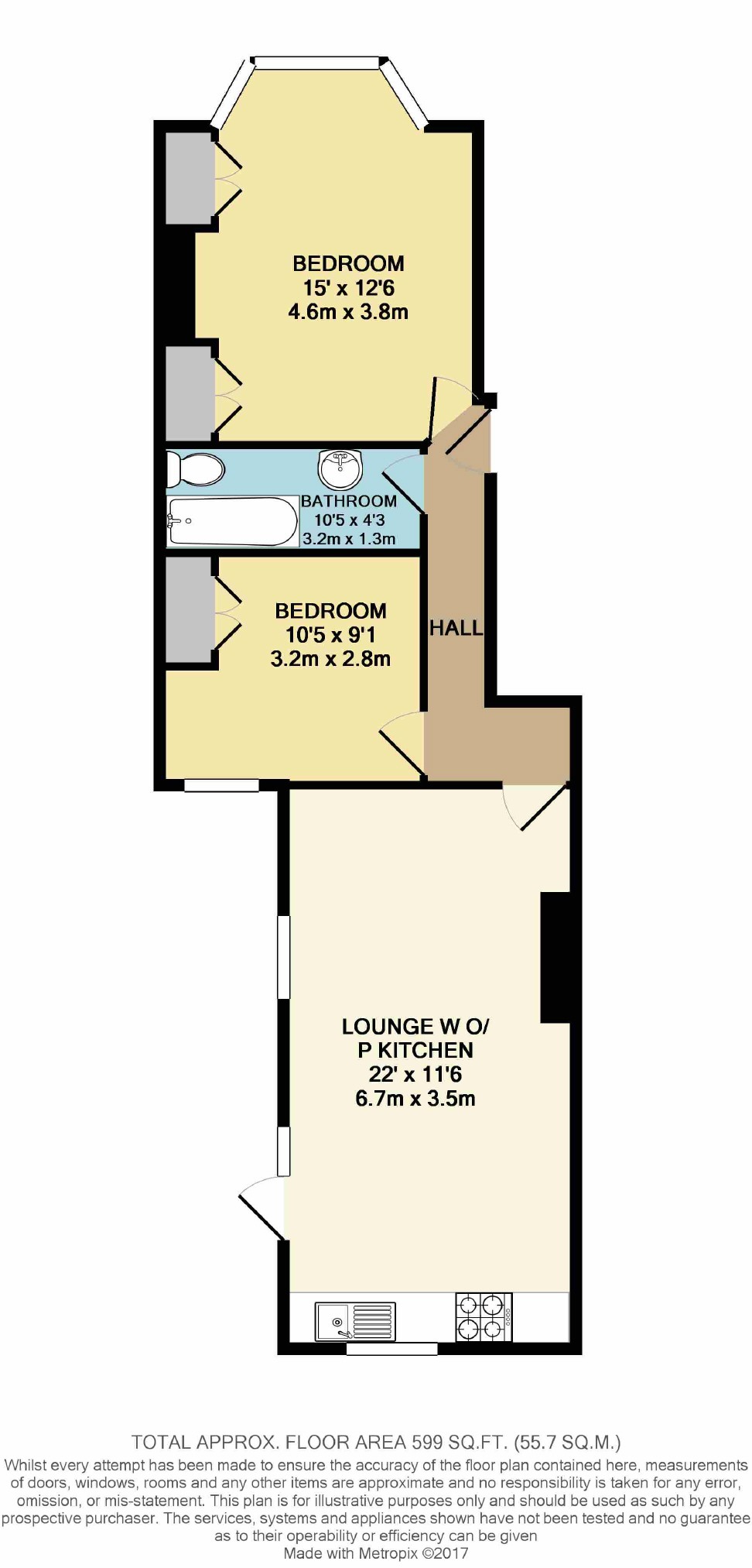 2 Bedrooms Flat to rent in St Barnabas Road, Sutton SM1