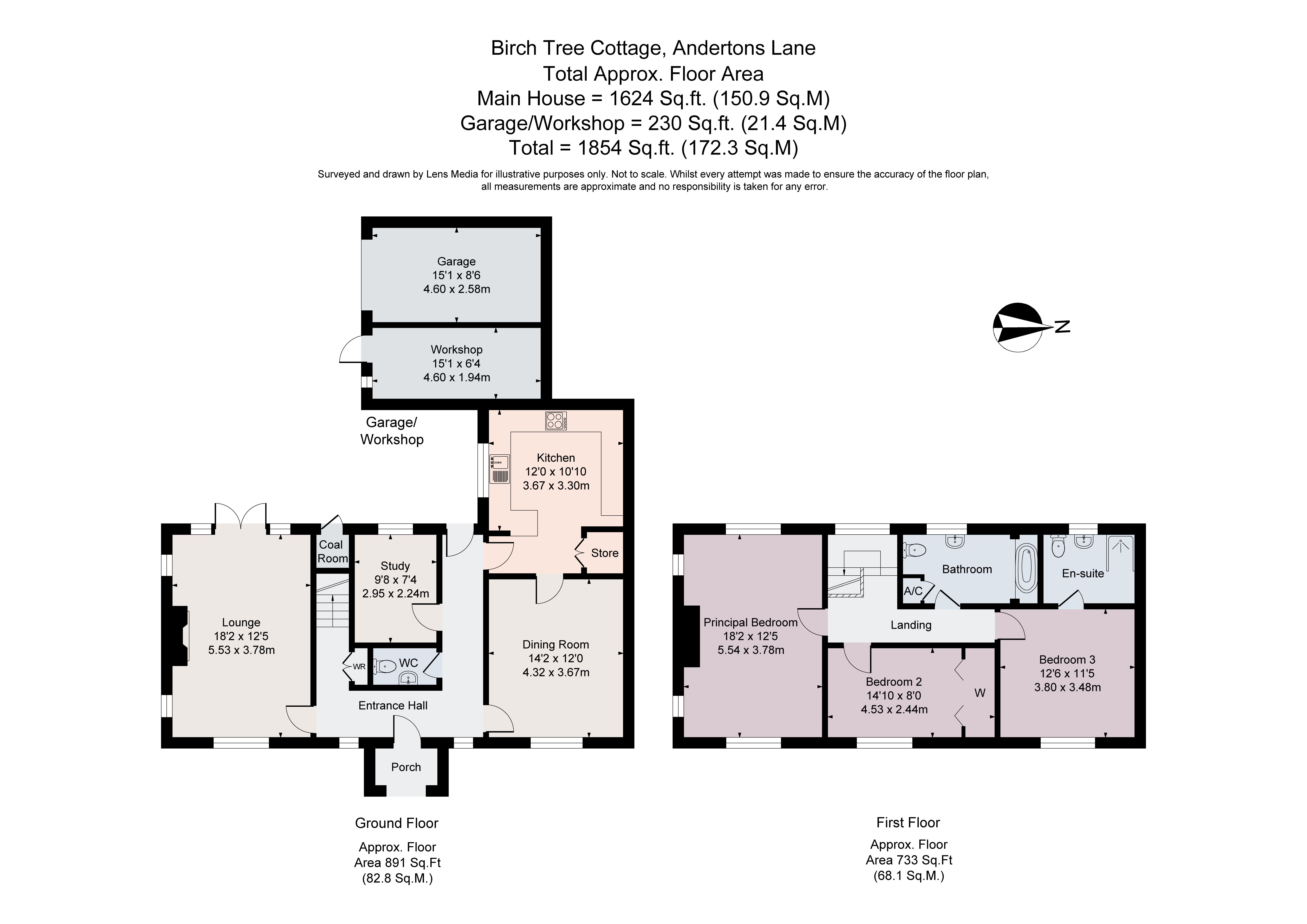 Birch Tree Cottage,, Andertons Lane, Macclesfield floorplan