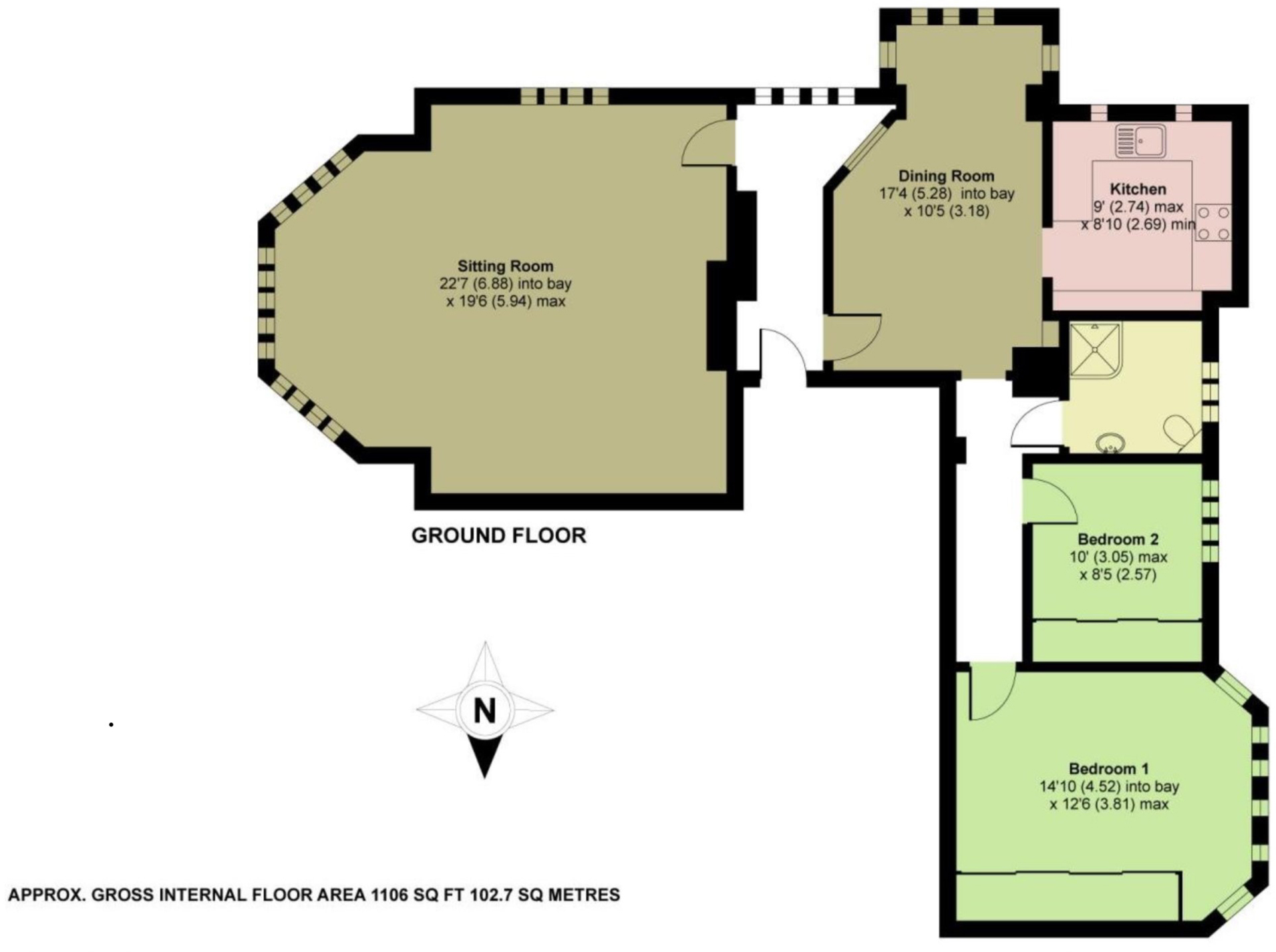 2 Bedrooms Flat for sale in Rogers Croft, Woughton On The Green MK6