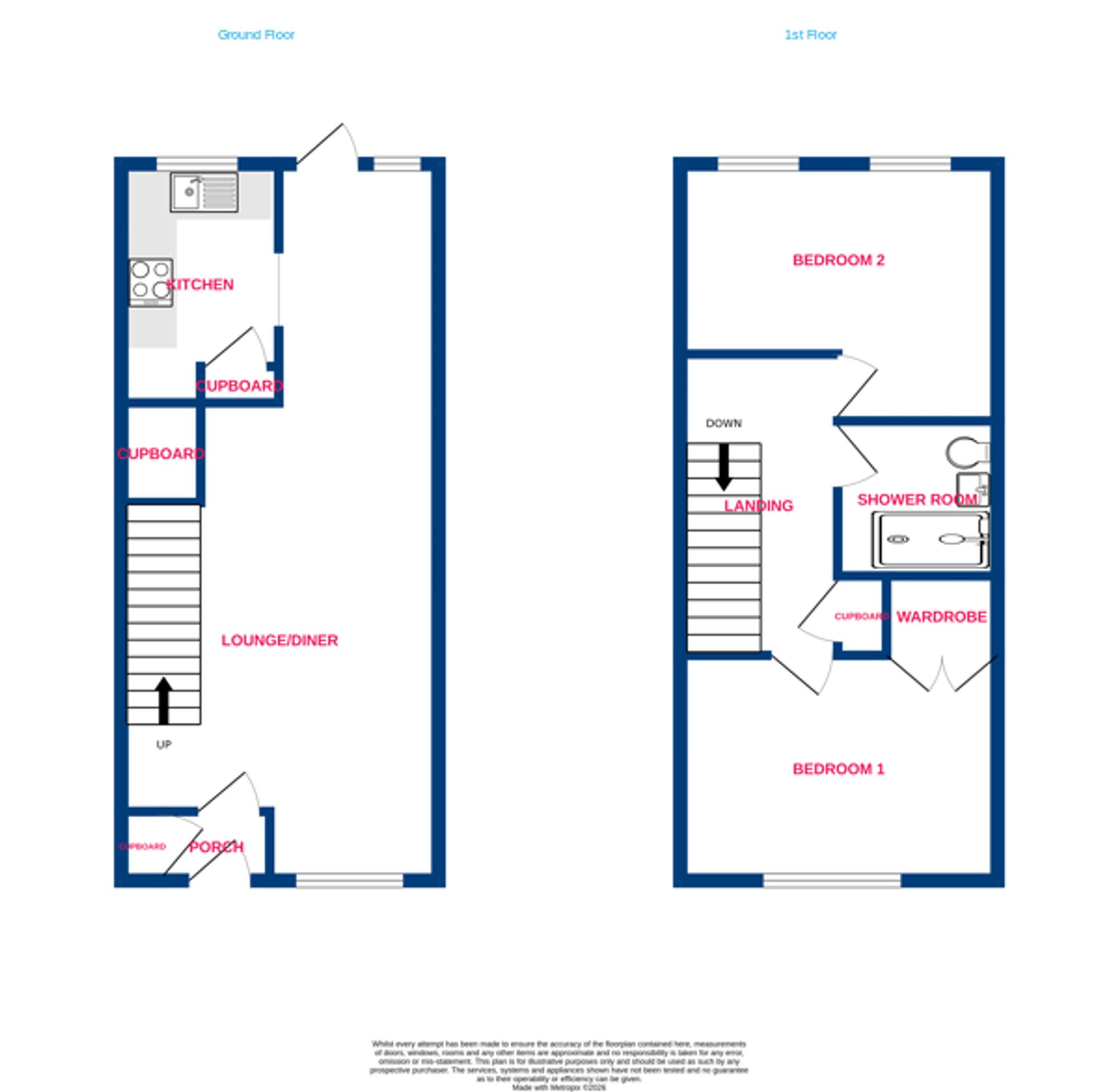 32 Fraser Close, Basildon floorplan