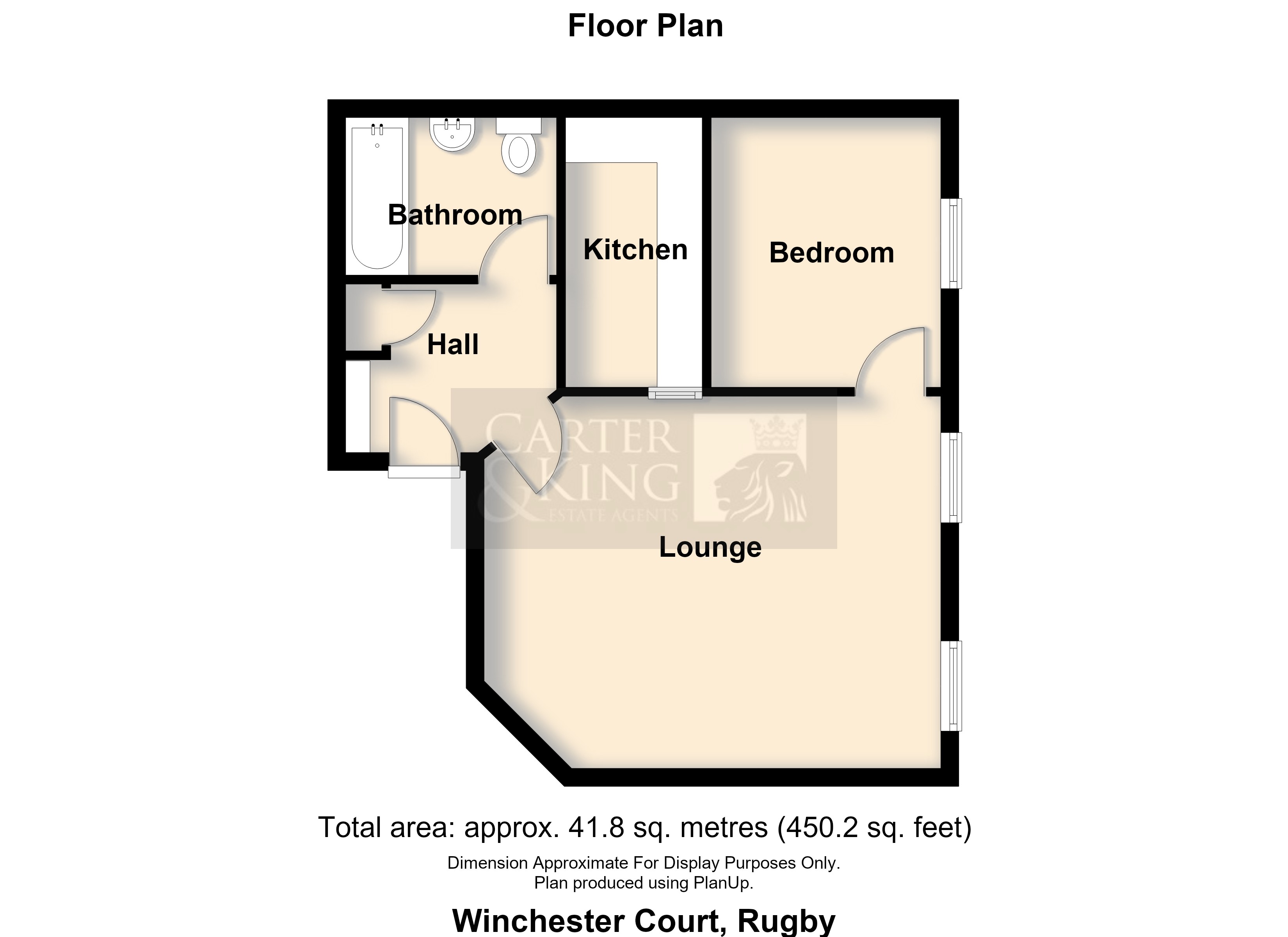 Adkinson Avenue, Rugby floorplan