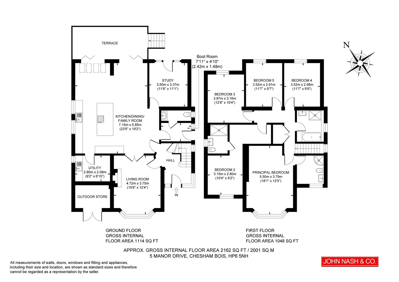 5, Manor Drive, Amersham floorplan