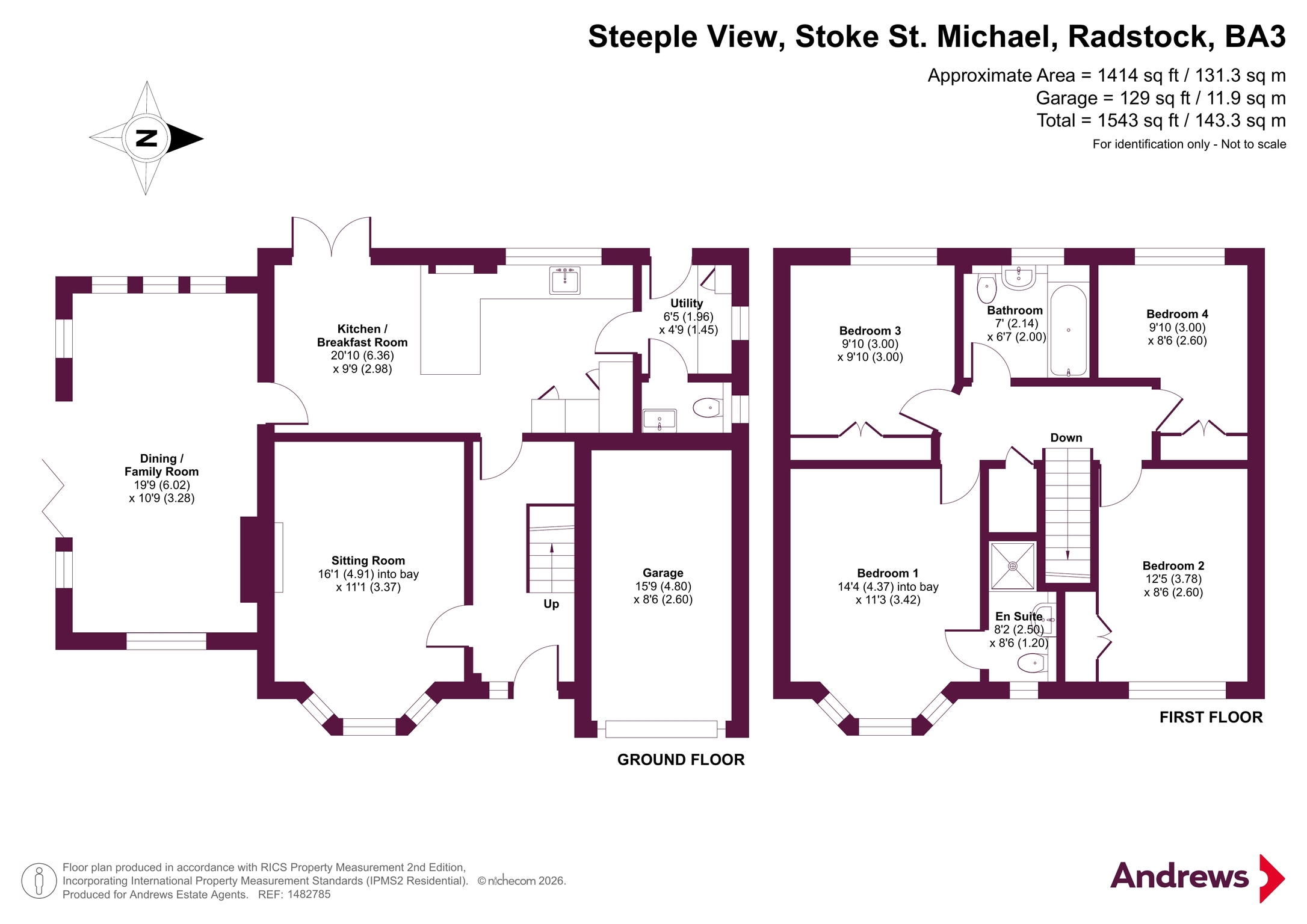 1, Steeple View, Radstock floorplan