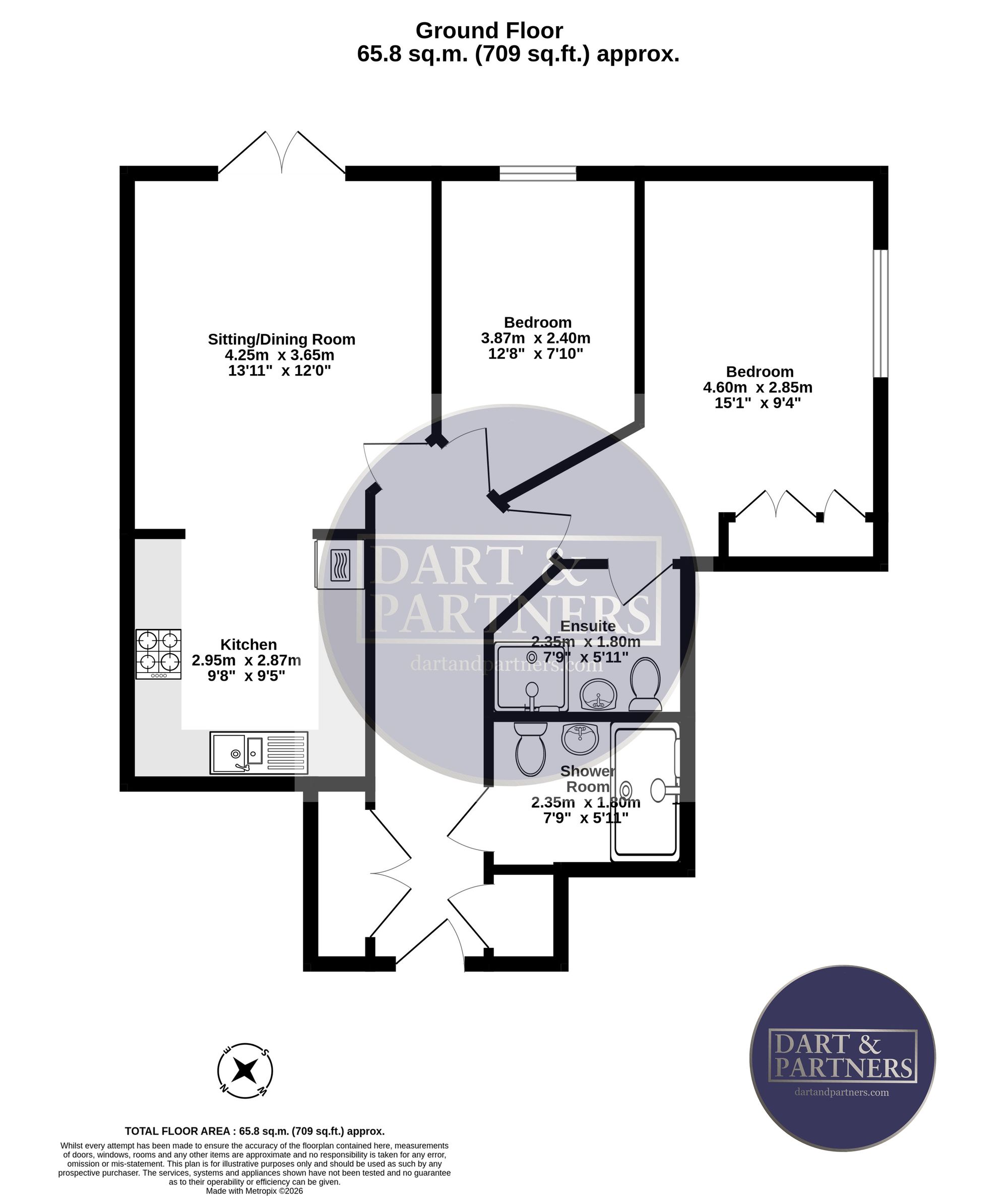 4 Whickham Lodge East Cliff Road, Dawlish floorplan