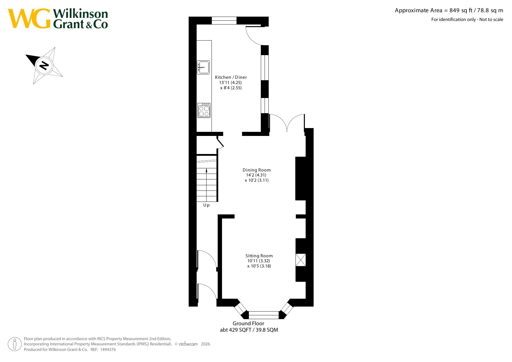 45, Bartholomew Street West, Exeter floorplan