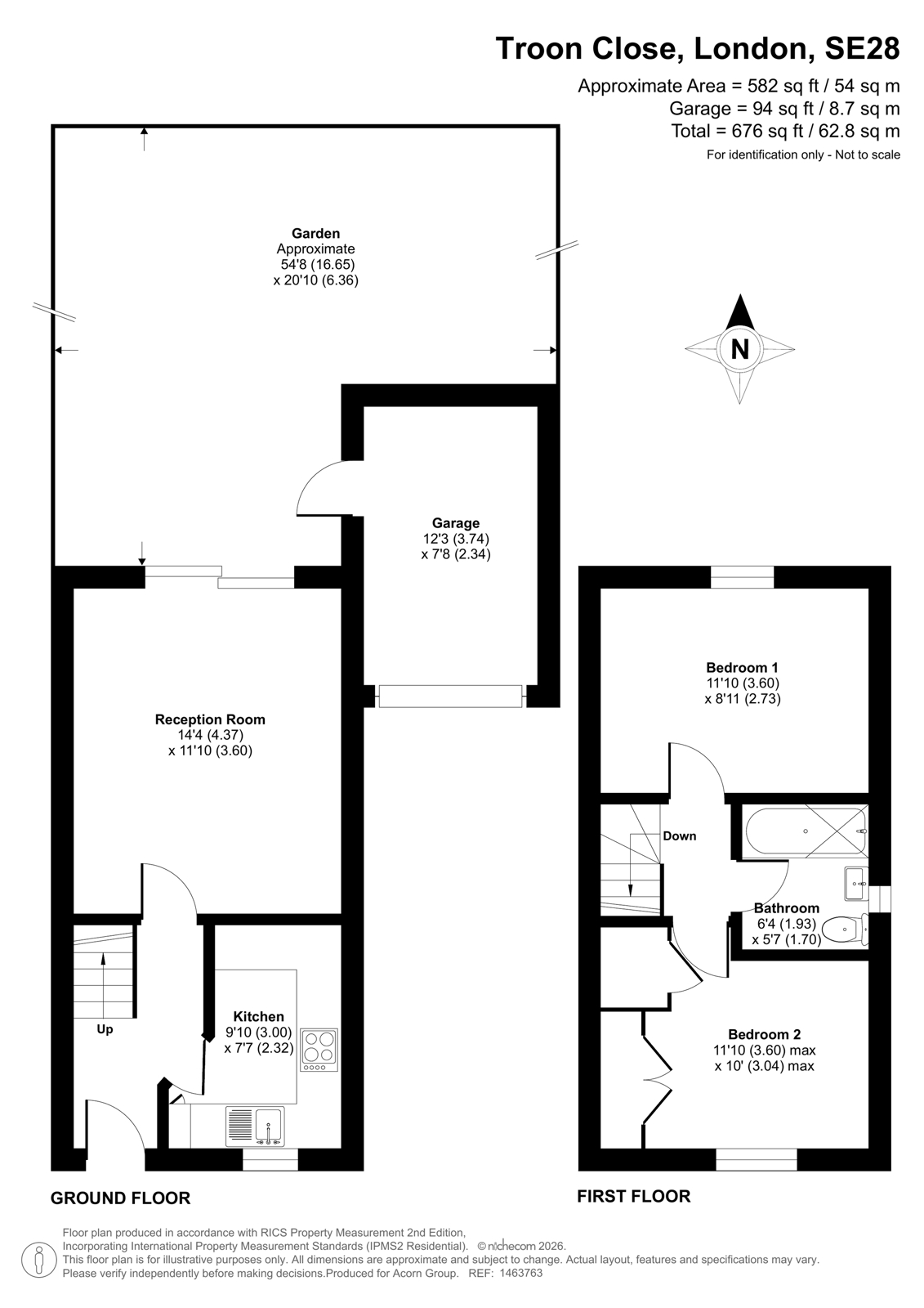 12, Troon Close, London floorplan